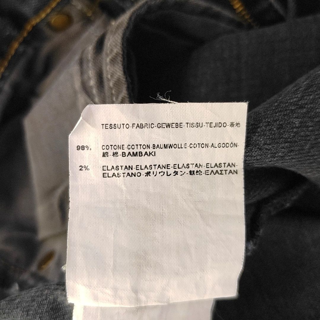 Saint Laurent Paris Saint Laurent Distressed Blue Jeans Size 31 Size 31" - 4 Thumbnail