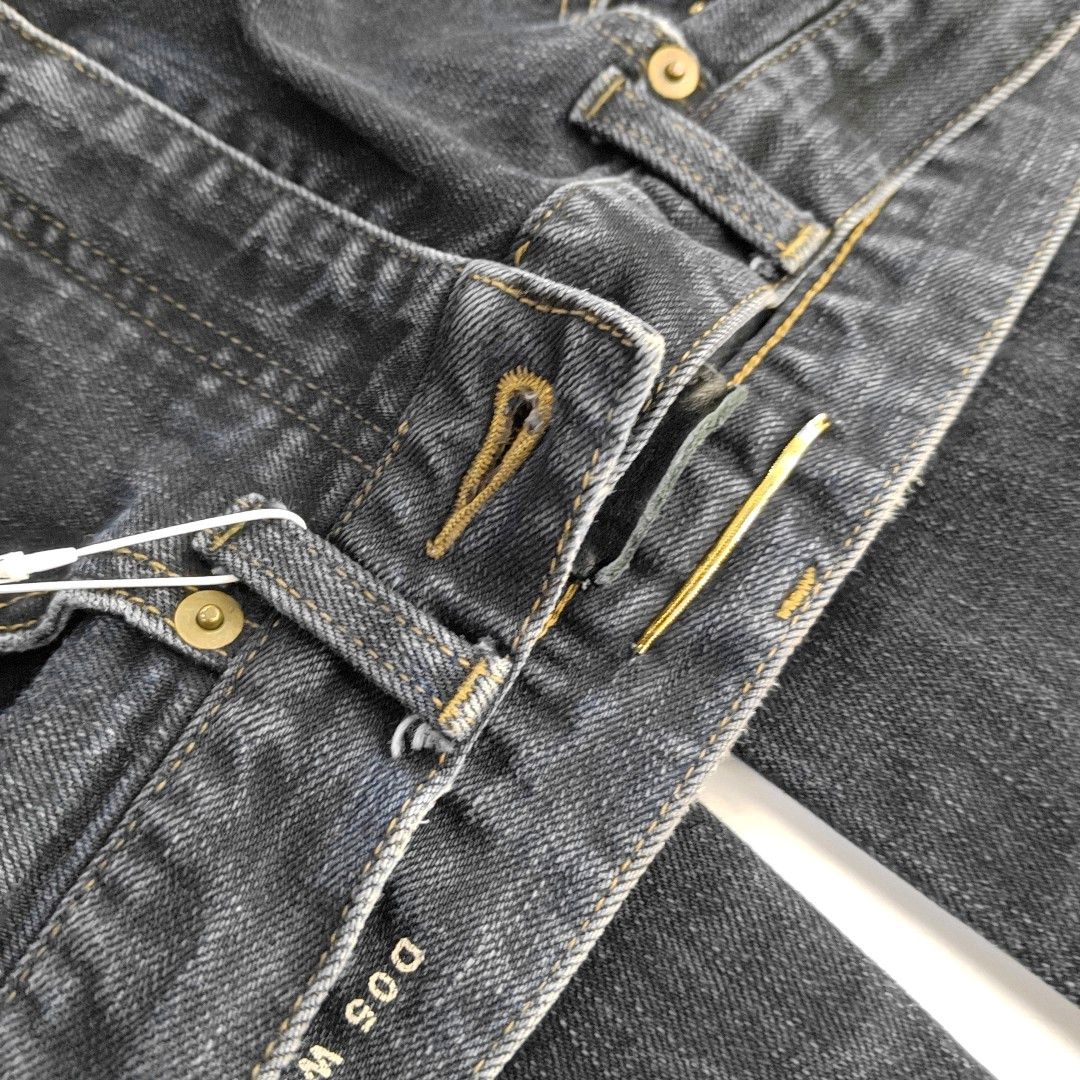 Saint Laurent Paris Saint Laurent Distressed Blue Jeans Size 31 Size 31" - 6 Thumbnail