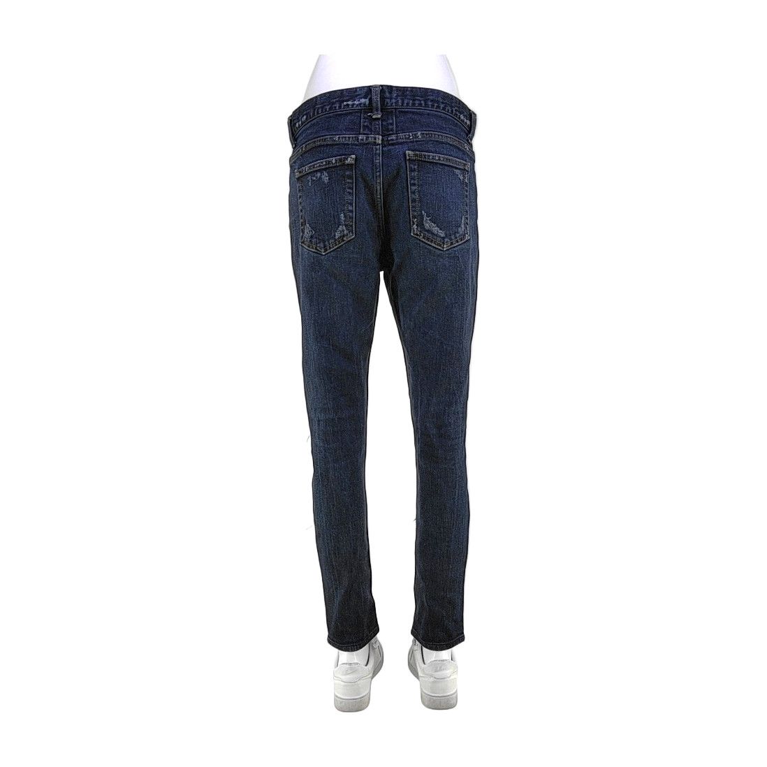 Saint Laurent Paris Saint Laurent Distressed Blue Jeans Size 31 Size 31" - 3 Thumbnail