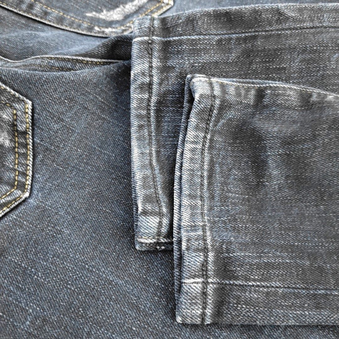 Saint Laurent Paris Saint Laurent Distressed Blue Jeans Size 31 Size 31" - 9 Thumbnail