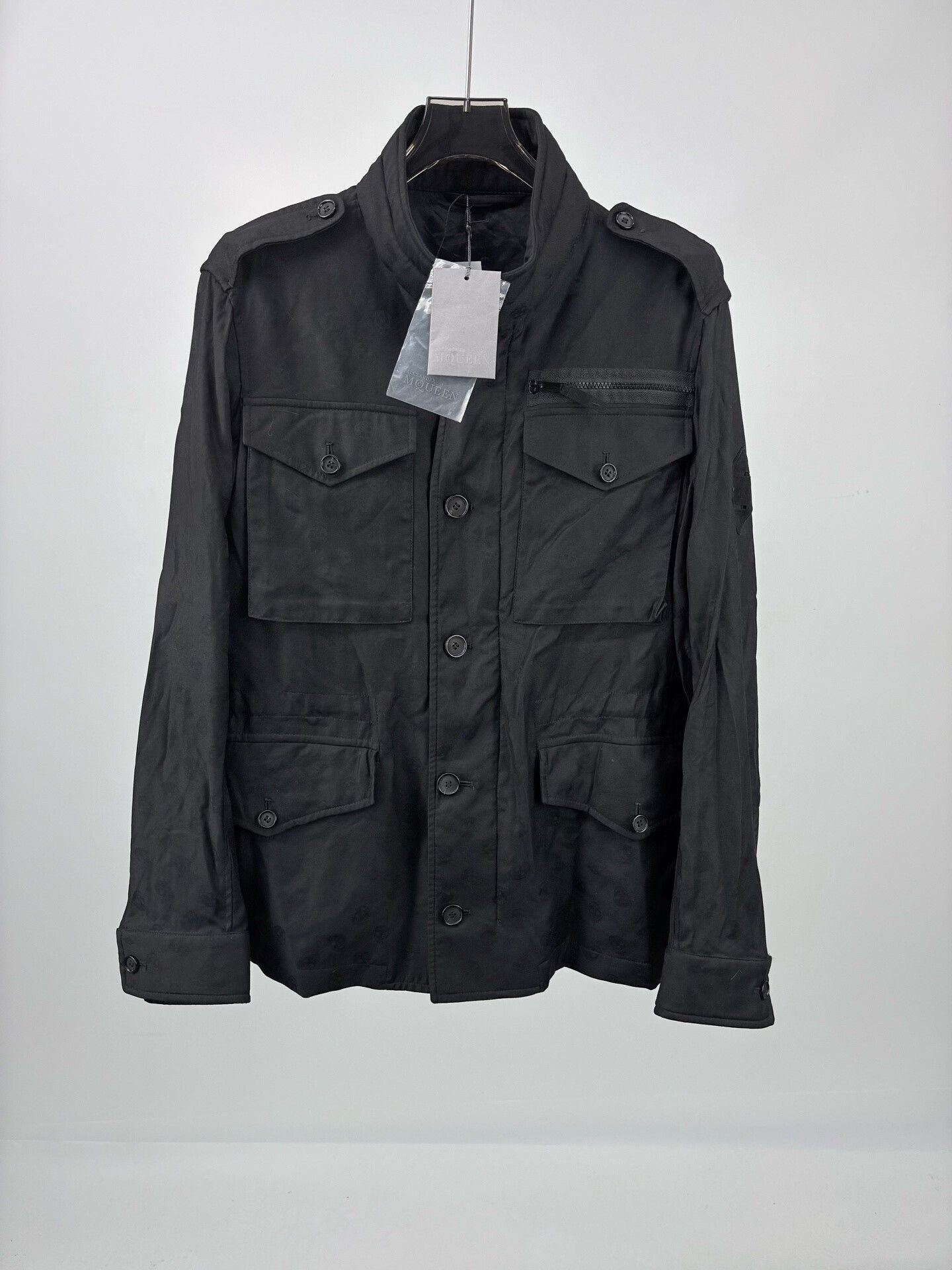 Alexander McQueen Alexander McQueen Skull Jacquard Field Jacket 50 Size US M / EU 48-50 / 2 - 2 Thumbnail