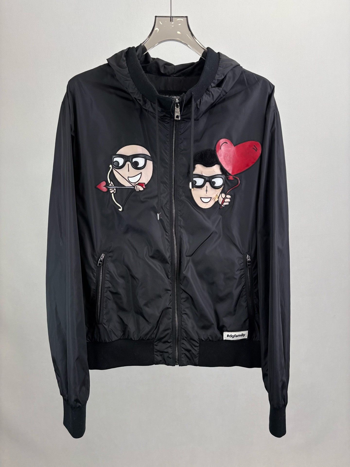 Dolce & Gabbana Dolce & Gabbana #dgfamily Graphic Zip Jacket Size 56 Size US XL / EU 56 / 4 - 2 Thumbnail