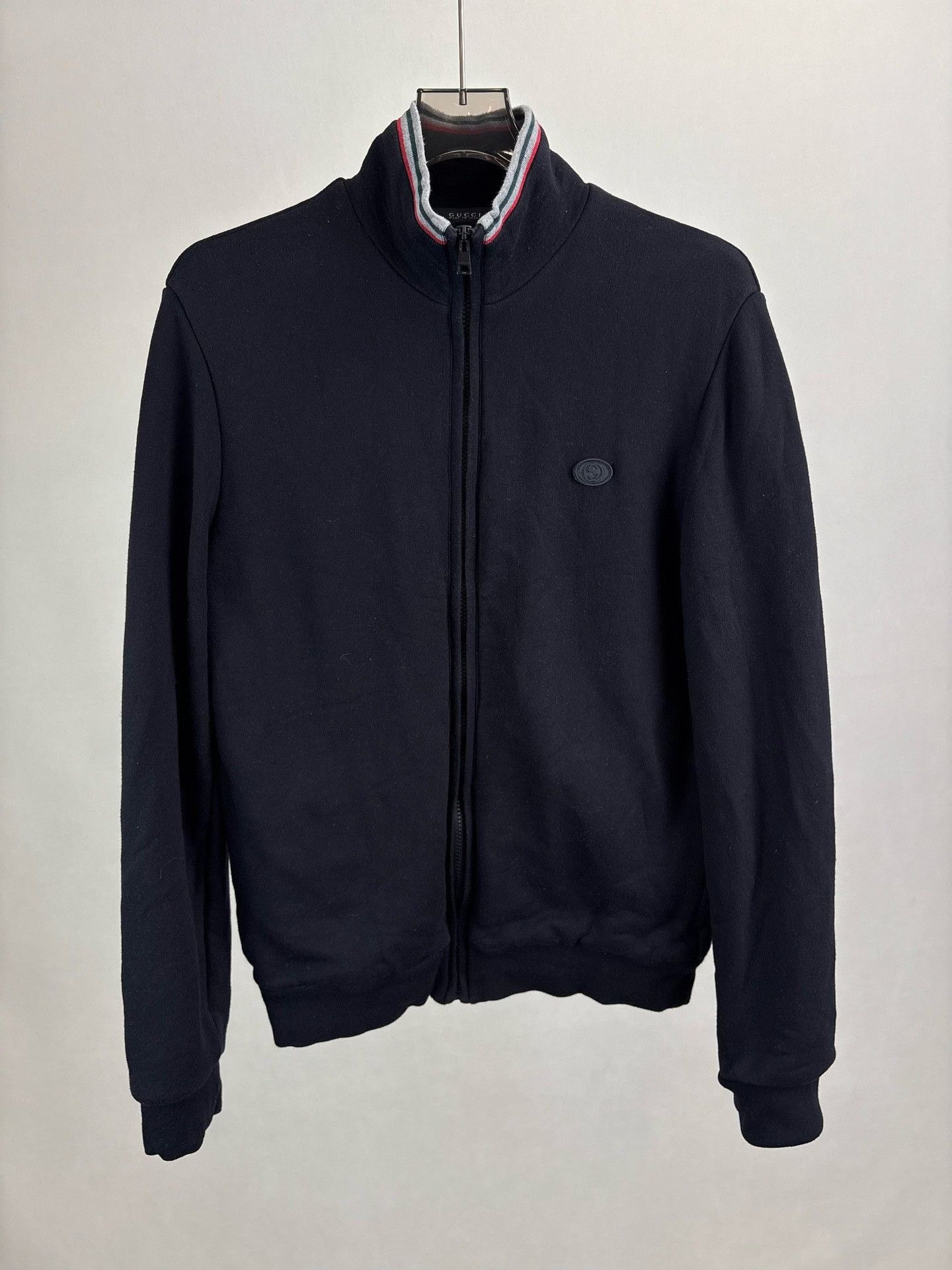 Gucci Gucci Striped Collar Zip Up Jacket L Size US L / EU 52-54 / 3 - 2 Thumbnail