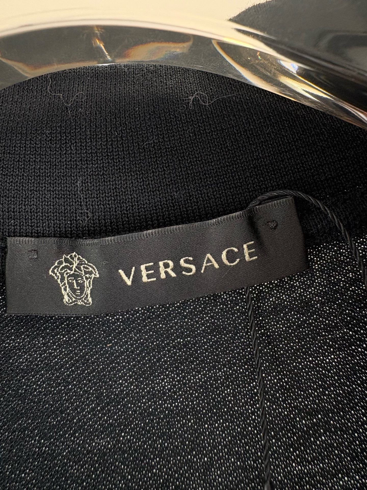 Versace Versace Medusa Gold Embroidery Polo Shirt Size M Size US M / EU 48-50 / 2 - 5 Thumbnail