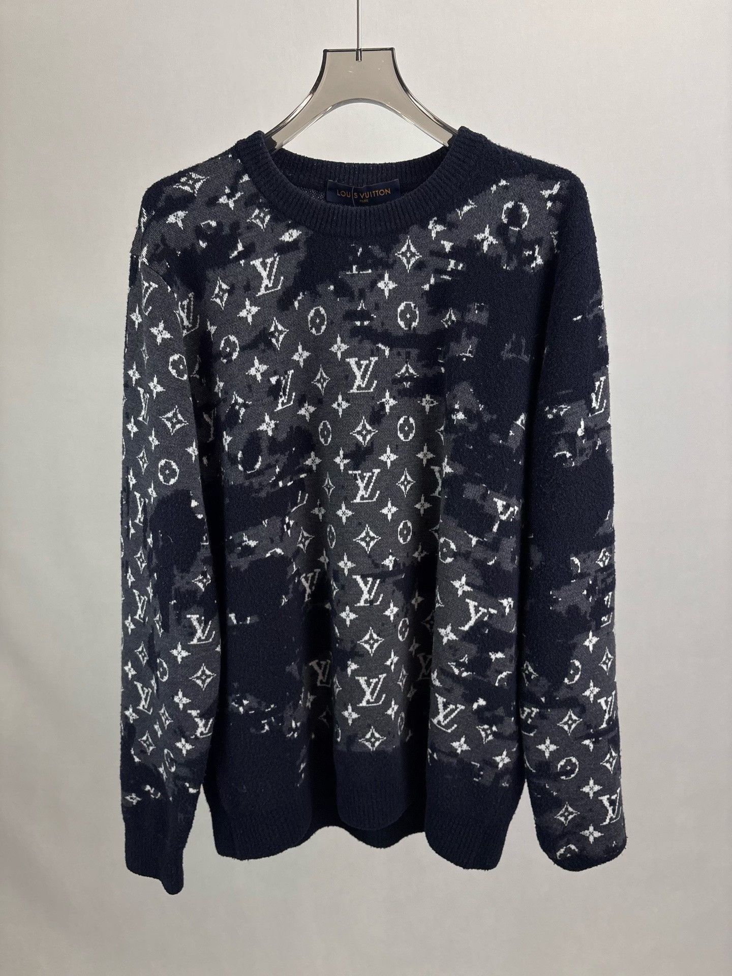 Louis Vuitton Louis Vuitton Monogram All-over Knit Sweater XXL Size US XXL / EU 58 / 5 - 2 Thumbnail