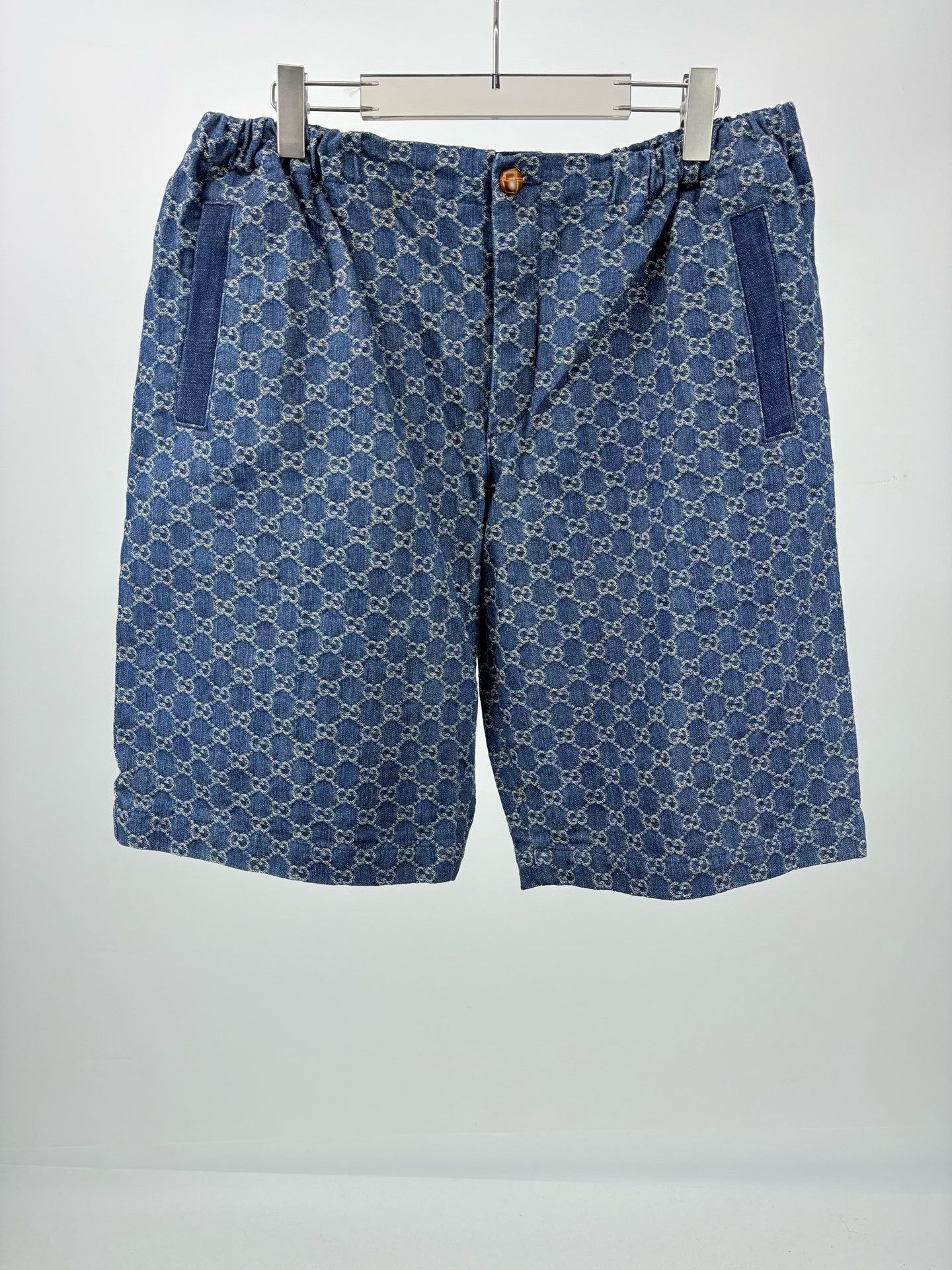 Gucci Gucci GG Monogram Denim Shorts 38 Size US 38 / EU 54 - 2 Thumbnail