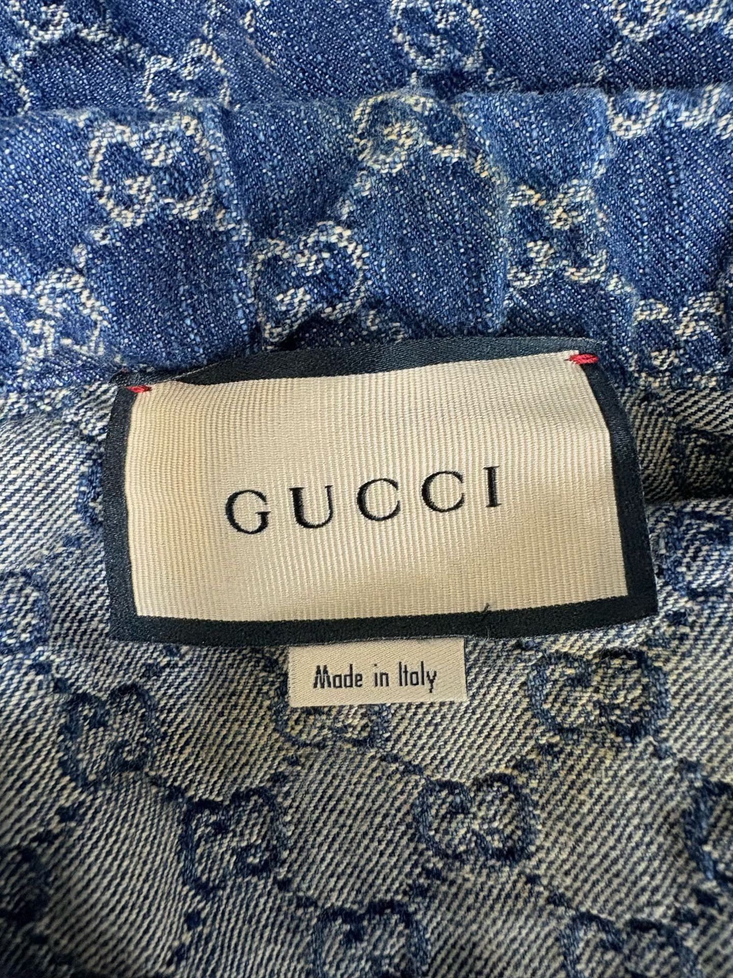 Gucci Gucci GG Monogram Denim Shorts 38 Size US 38 / EU 54 - 5 Thumbnail