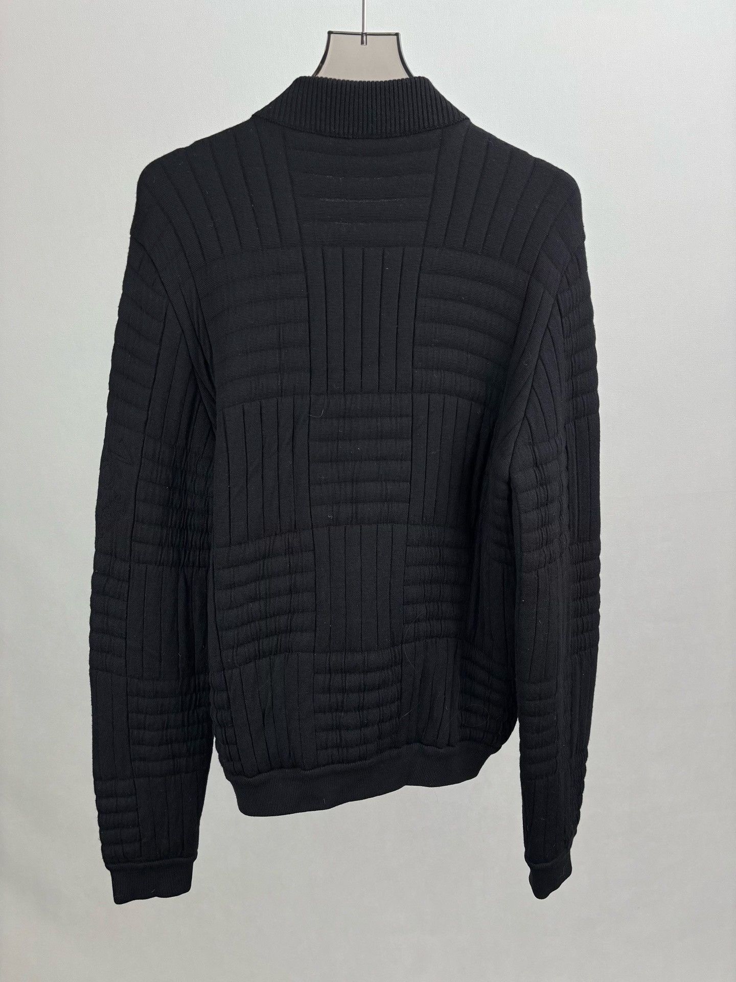 Louis Vuitton Louis Vuitton Textured Knit Zip Jacket Size S Size US S / EU 44-46 / 1 - 3 Thumbnail