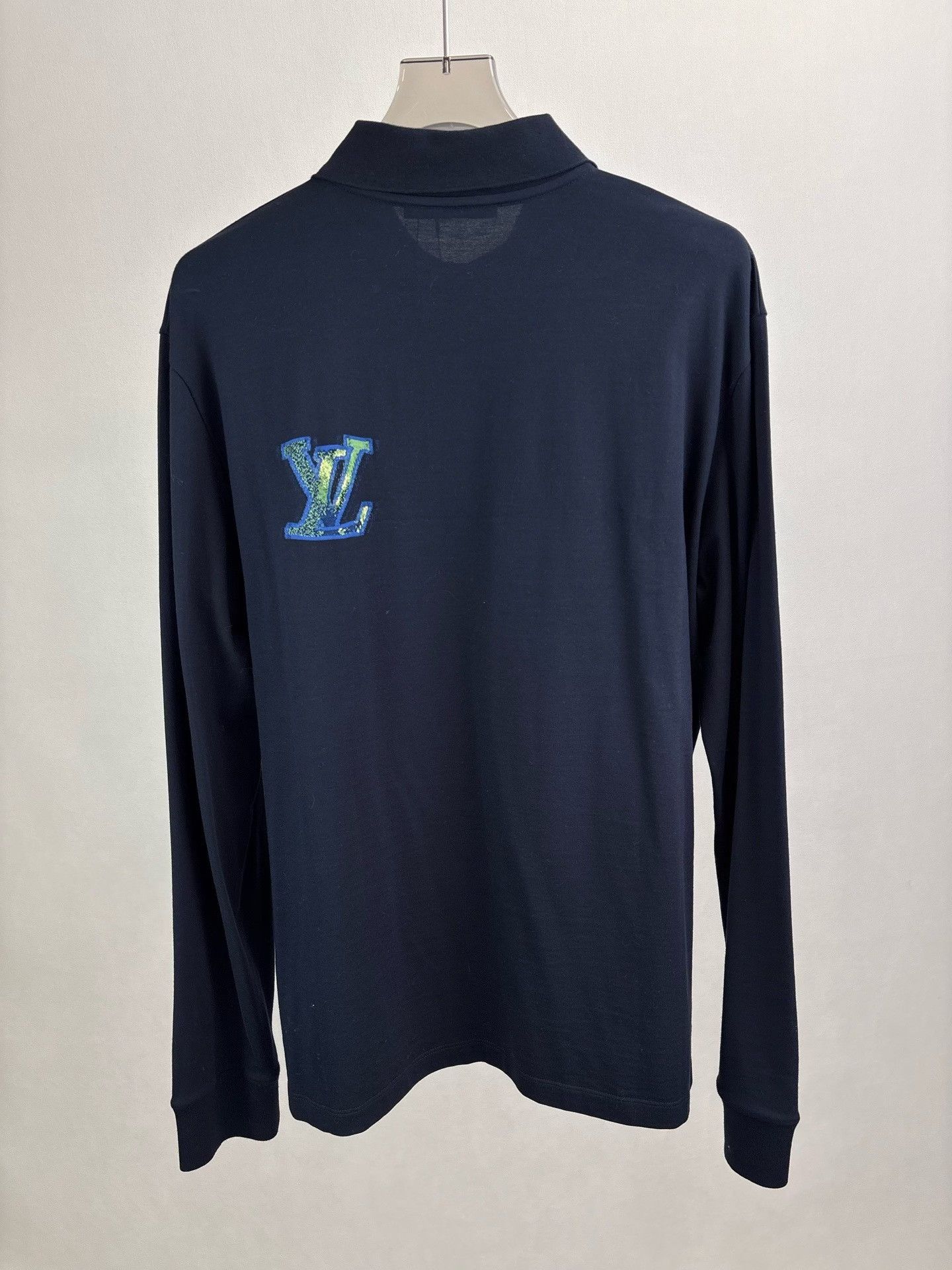 Louis Vuitton Louis Vuitton LV Logo Long Sleeve Polo XL Size US XL / EU 56 / 4 - 3 Thumbnail