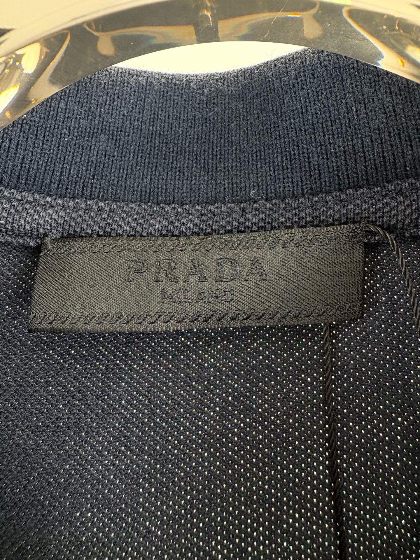 Prada Prada Red Logo Patch Tipped Polo Size S Size US S / EU 44-46 / 1 - 5 Thumbnail