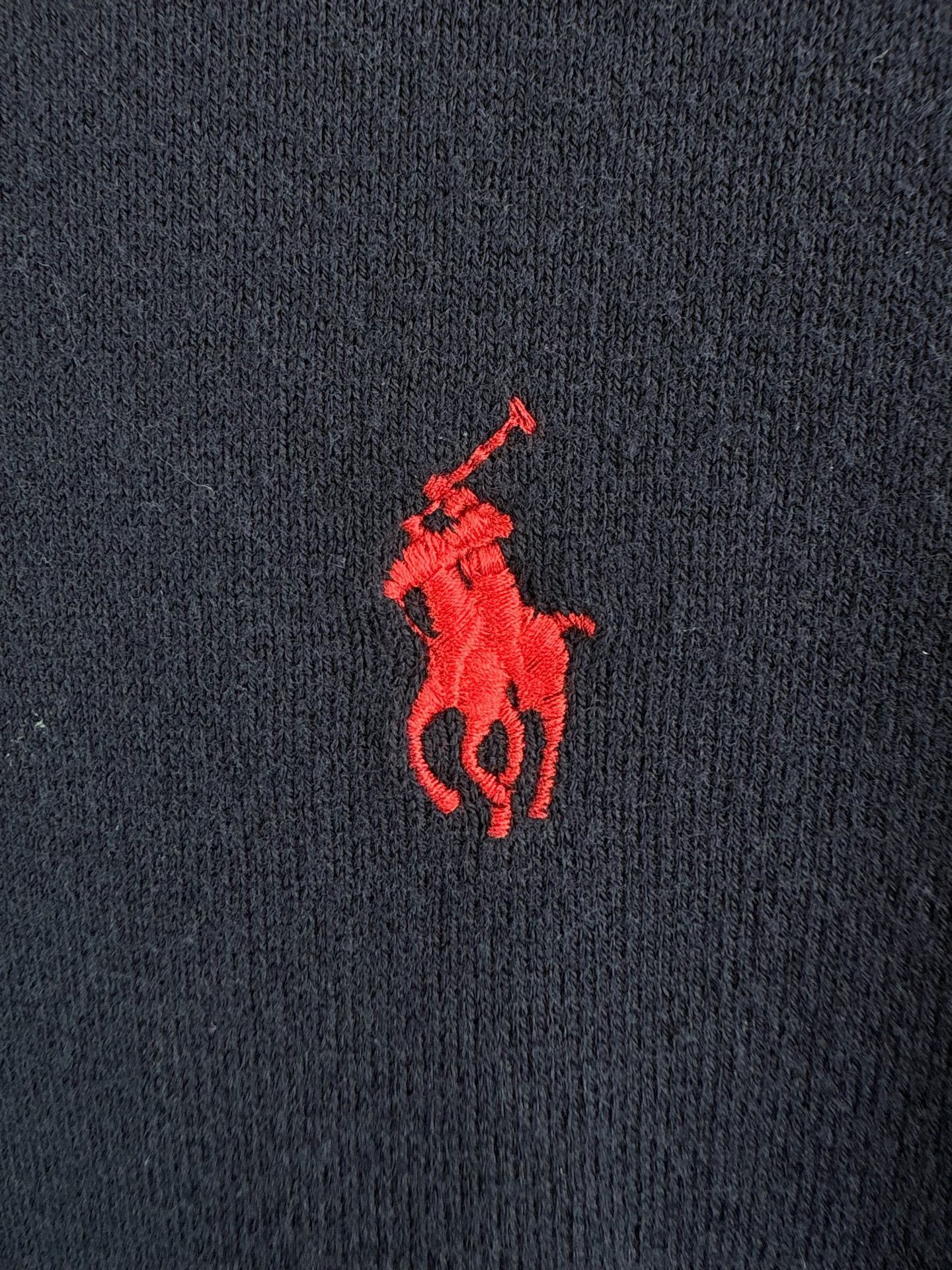 Ralph Lauren Ralph Lauren Navy Knit Long Sleeve Polo L Size US L / EU 52-54 / 3 - 4 Thumbnail