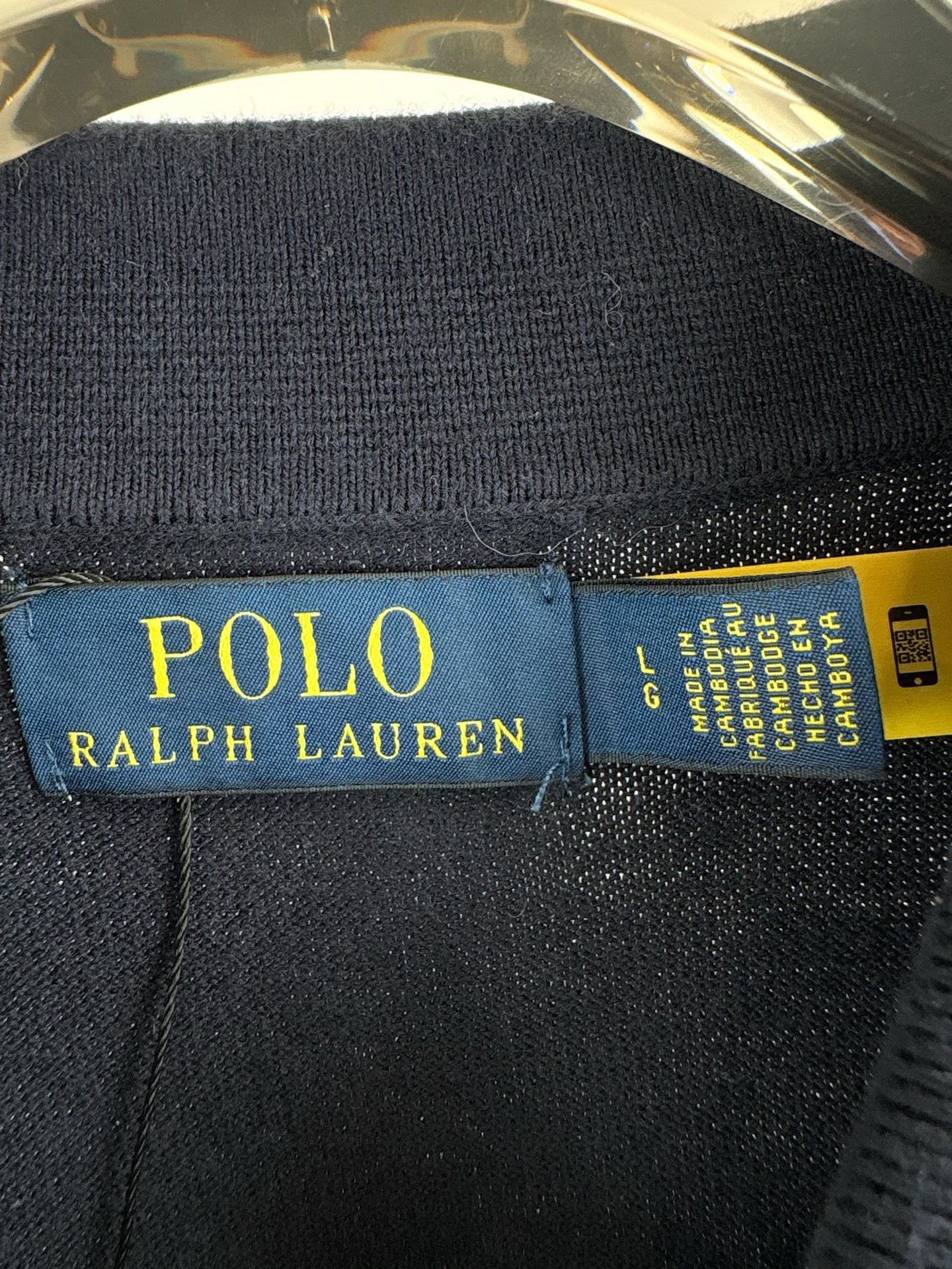Ralph Lauren Ralph Lauren Navy Knit Long Sleeve Polo L Size US L / EU 52-54 / 3 - 5 Thumbnail