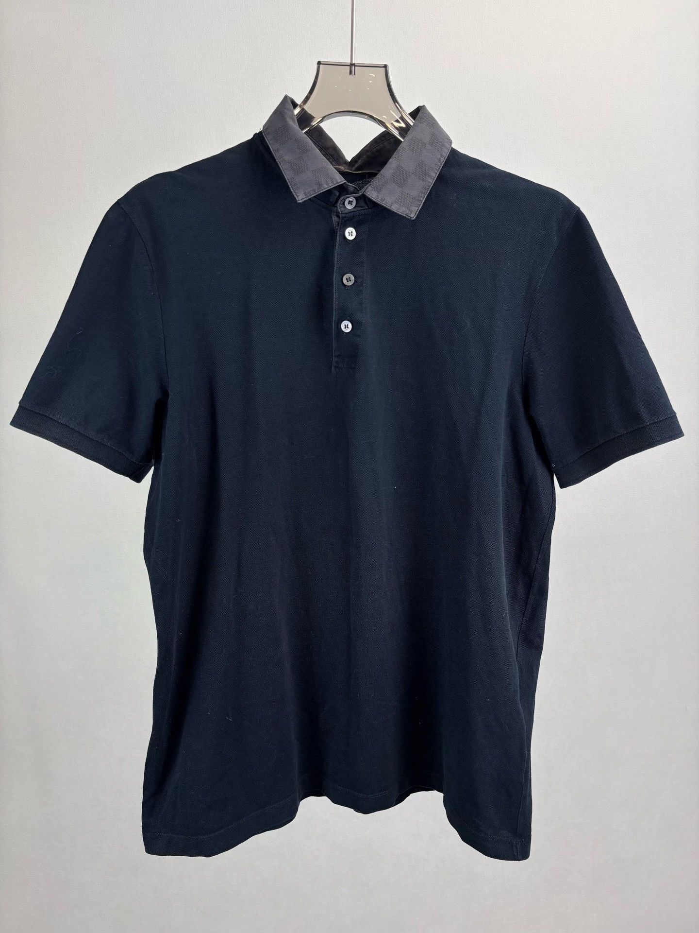 Louis Vuitton Louis Vuitton Damier Collar Polo Shirt XXL Size US XXL / EU 58 / 5 - 2 Thumbnail