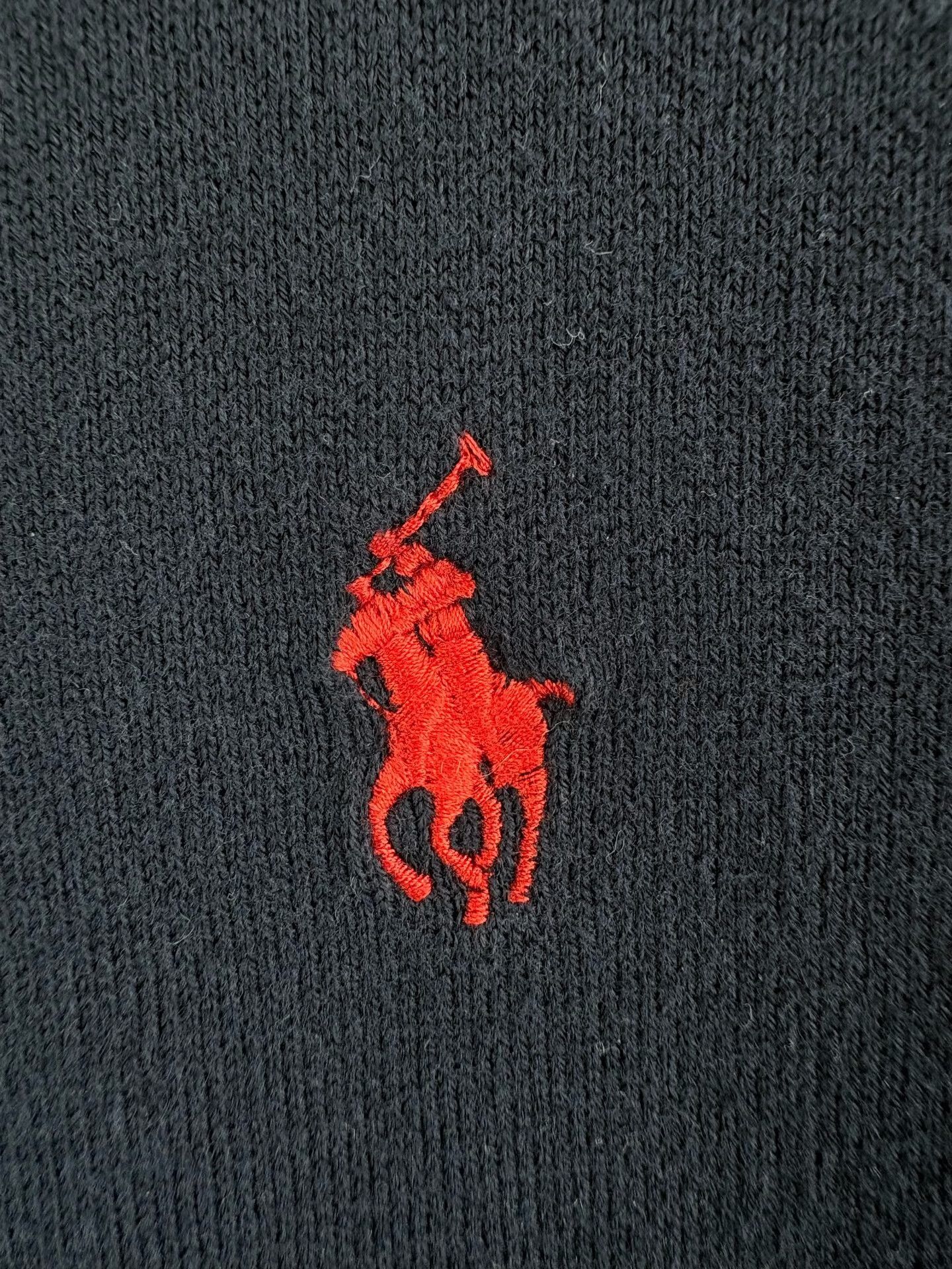 Polo Ralph Lauren Polo Ralph Lauren Navy Cotton Long Sleeve Polo L Size US L / EU 52-54 / 3 - 4 Thumbnail