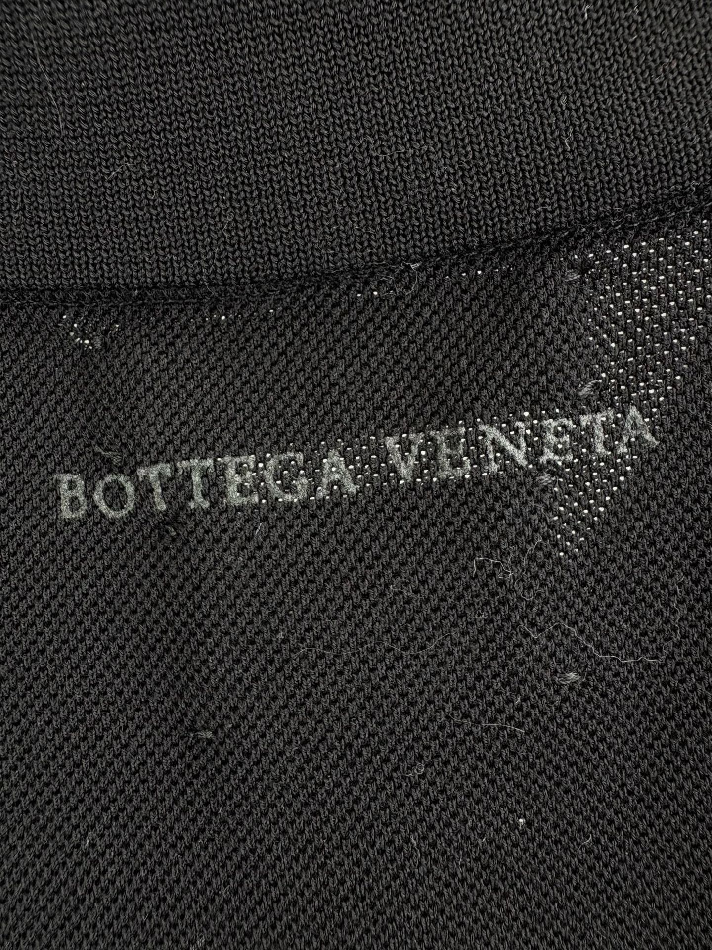Bottega Veneta Bottega Veneta Black Cotton Polo Shirt Size 54 Size US L / EU 52-54 / 3 - 4 Thumbnail