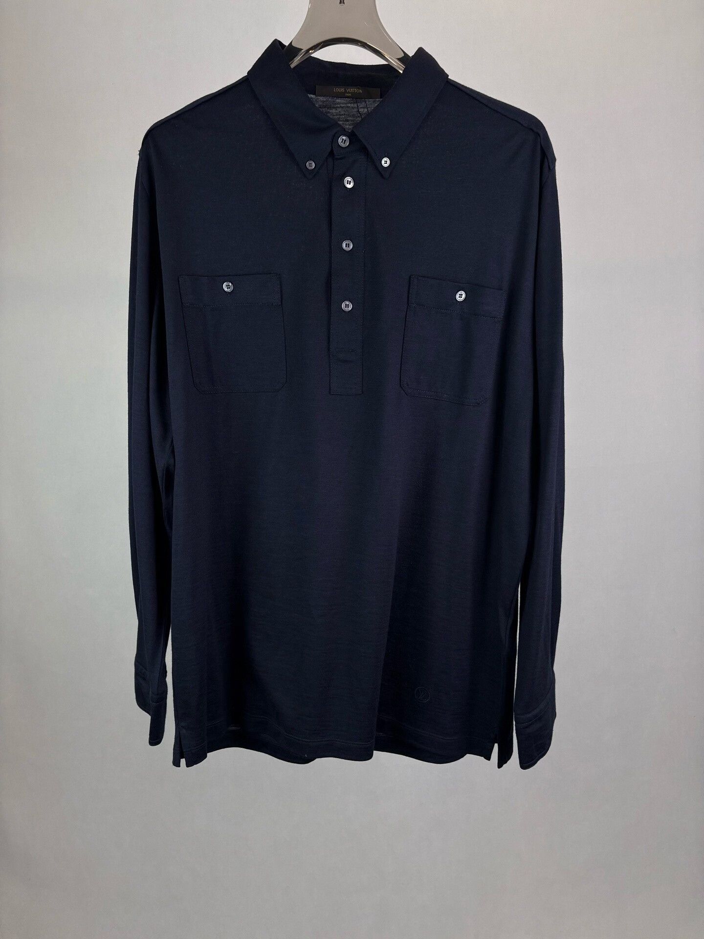 Louis Vuitton Louis Vuitton Pocket Long Sleeve Polo XXL Size US XXL / EU 58 / 5 - 2 Thumbnail