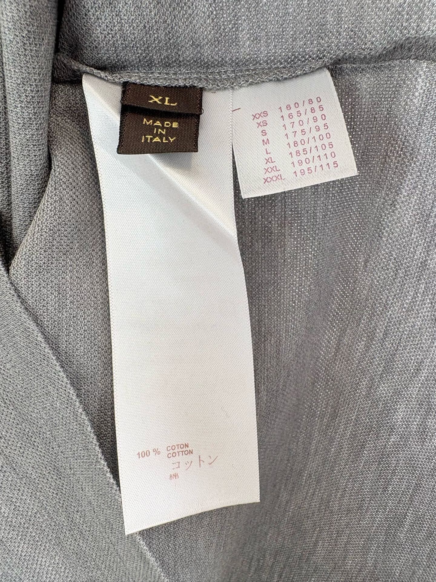 Louis Vuitton Louis Vuitton Embroidered Logo Long Sleeve Polo XL Size US XL / EU 56 / 4 - 6 Thumbnail