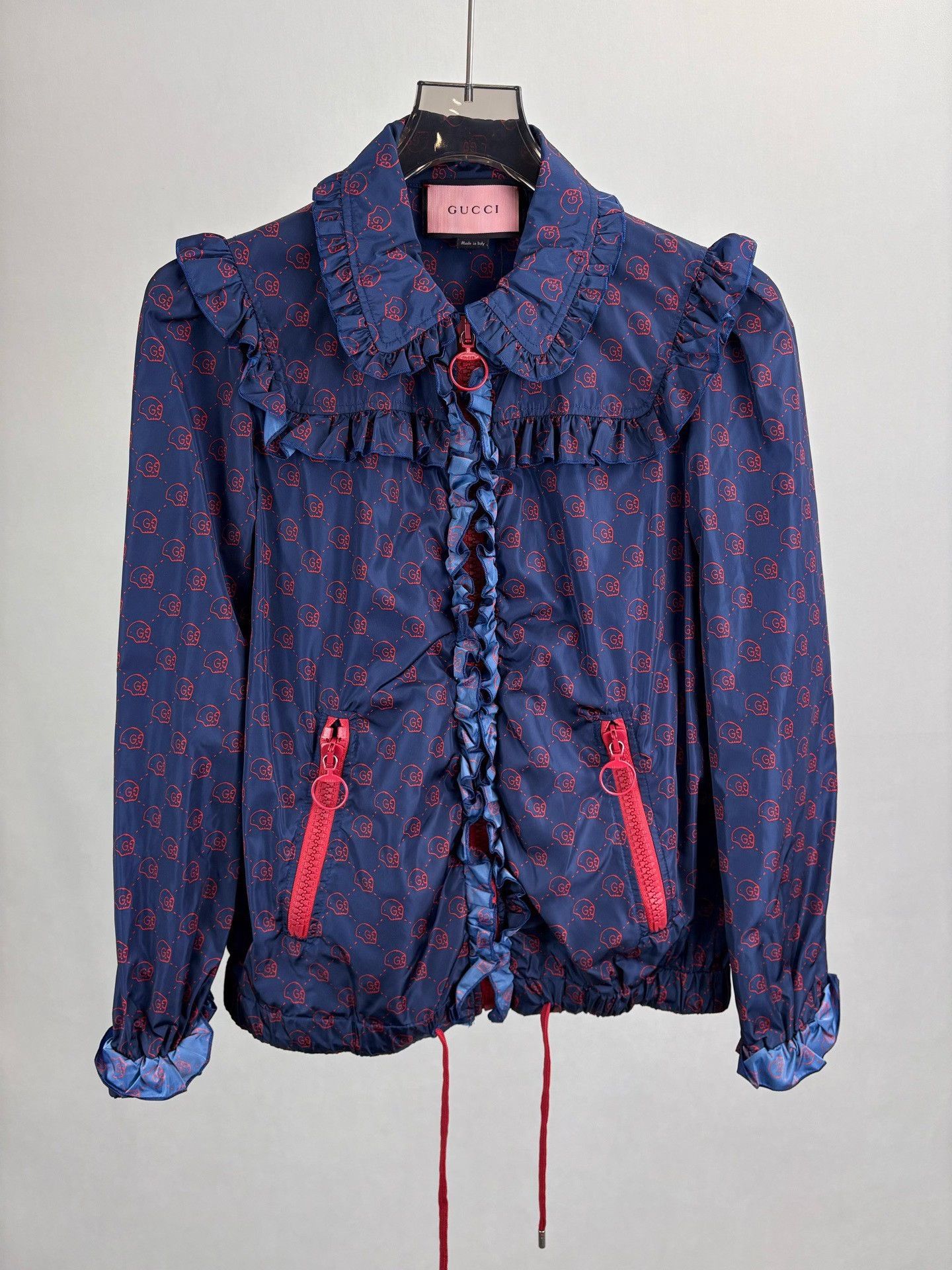Gucci Gucci GG Ghost Ruffle Zip Jacket Size S Size S / US 4 / IT 40 - 2 Thumbnail