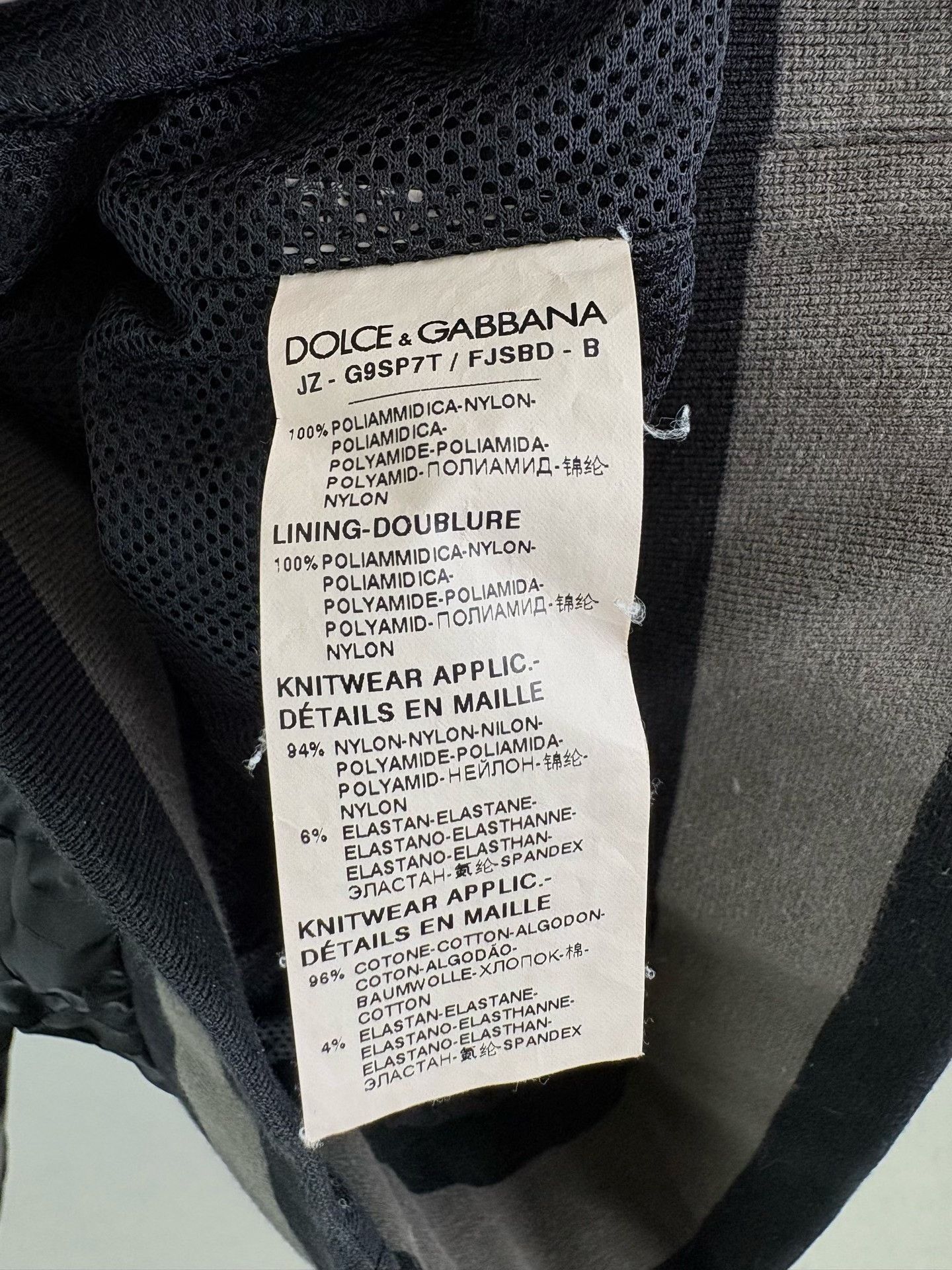 Dolce & Gabbana Dolce & Gabbana Monogram Logo Tape Zip Jacket EU 46 Size US S / EU 44-46 / 1 - 7 Thumbnail