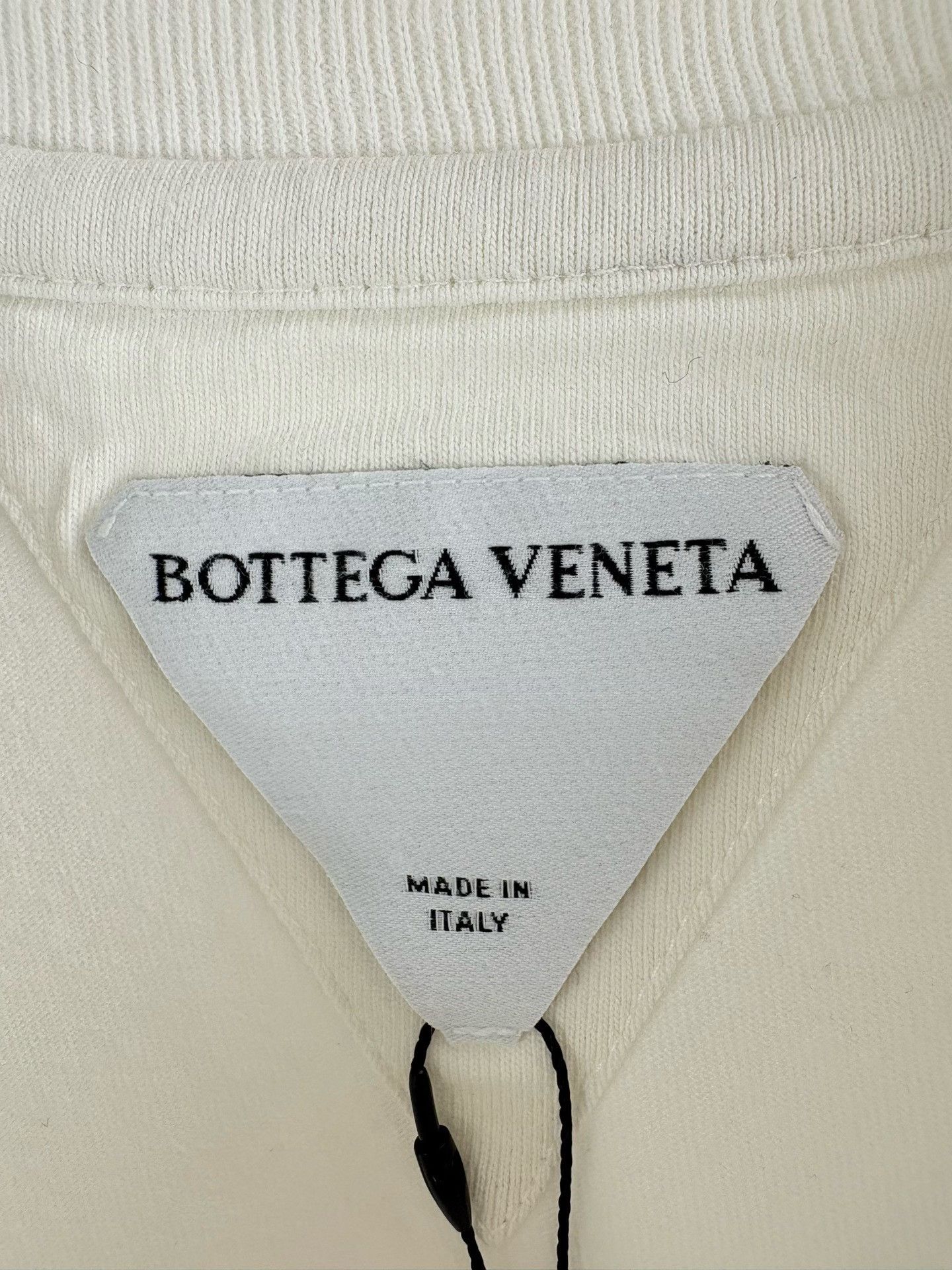 Bottega Veneta Bottega Veneta White Cotton Long Sleeve T-Shirt XL Size US XL / EU 56 / 4 - 4 Thumbnail