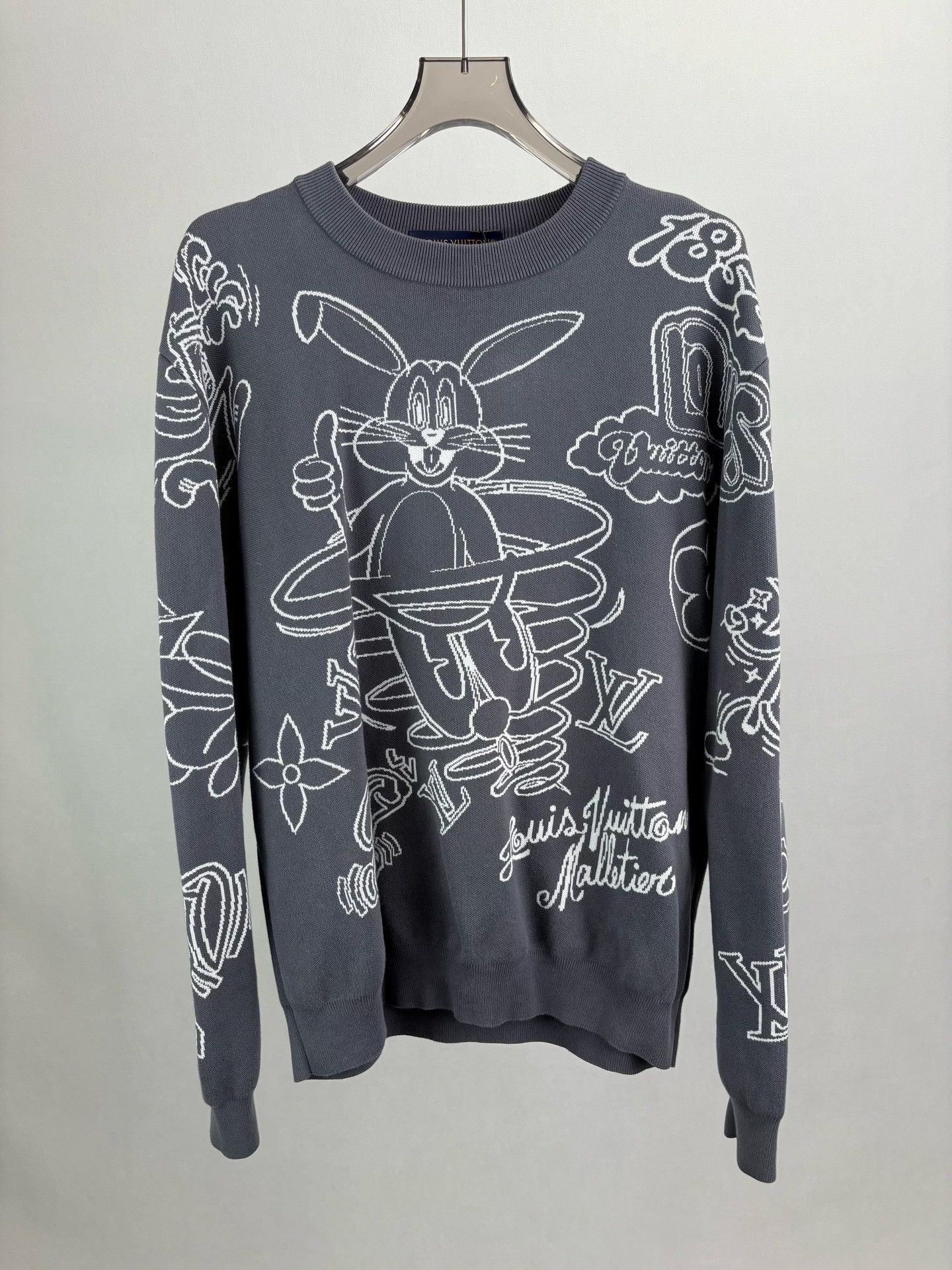 Louis Vuitton Louis Vuitton Bugs Bunny Graphic Knit Sweater XL Size US XL / EU 56 / 4 - 2 Thumbnail