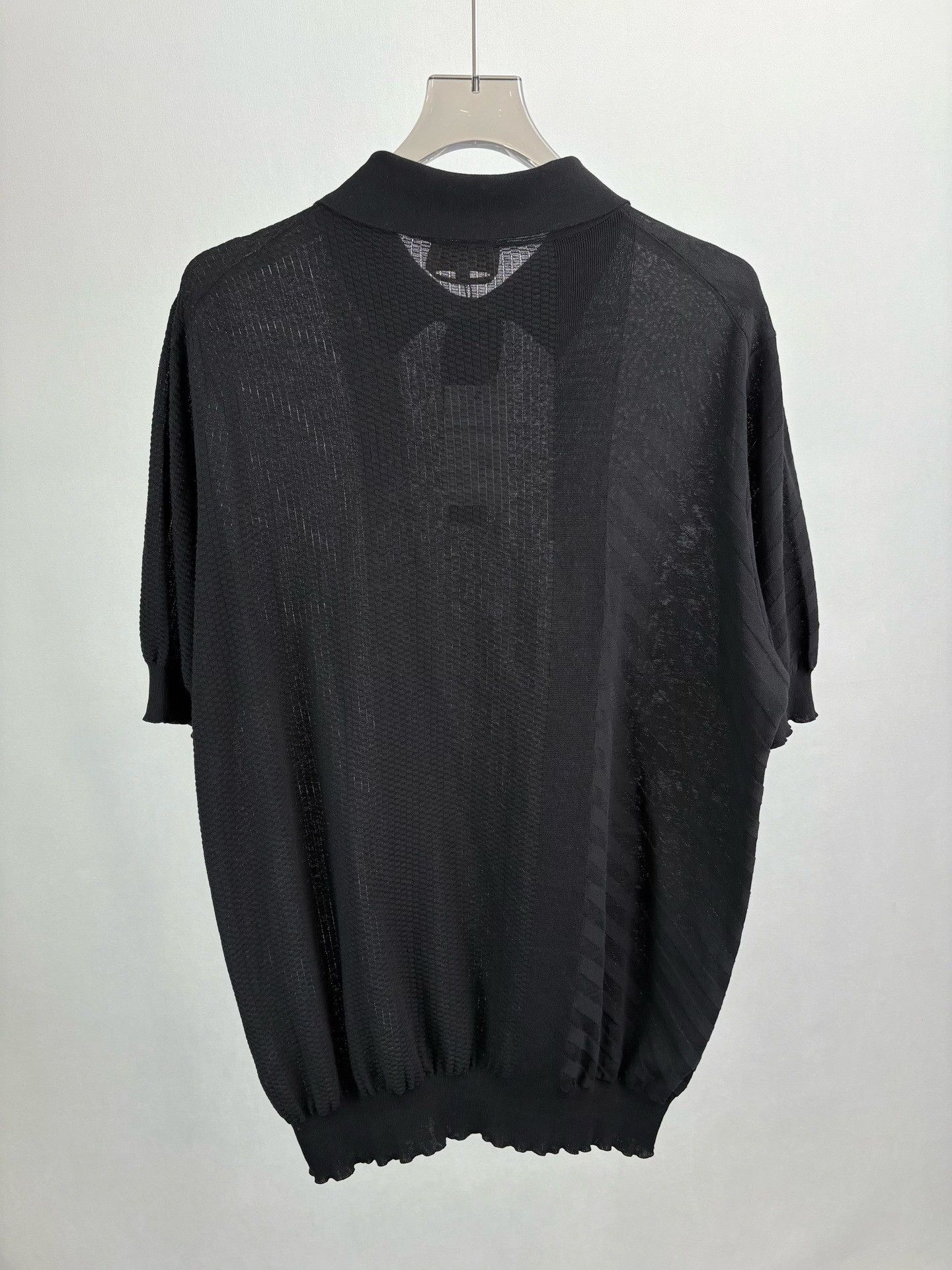 Hermes Hermes Knit Mesh Short Sleeve Polo Shirt XXL Size US XXL / EU 58 / 5 - 3 Thumbnail