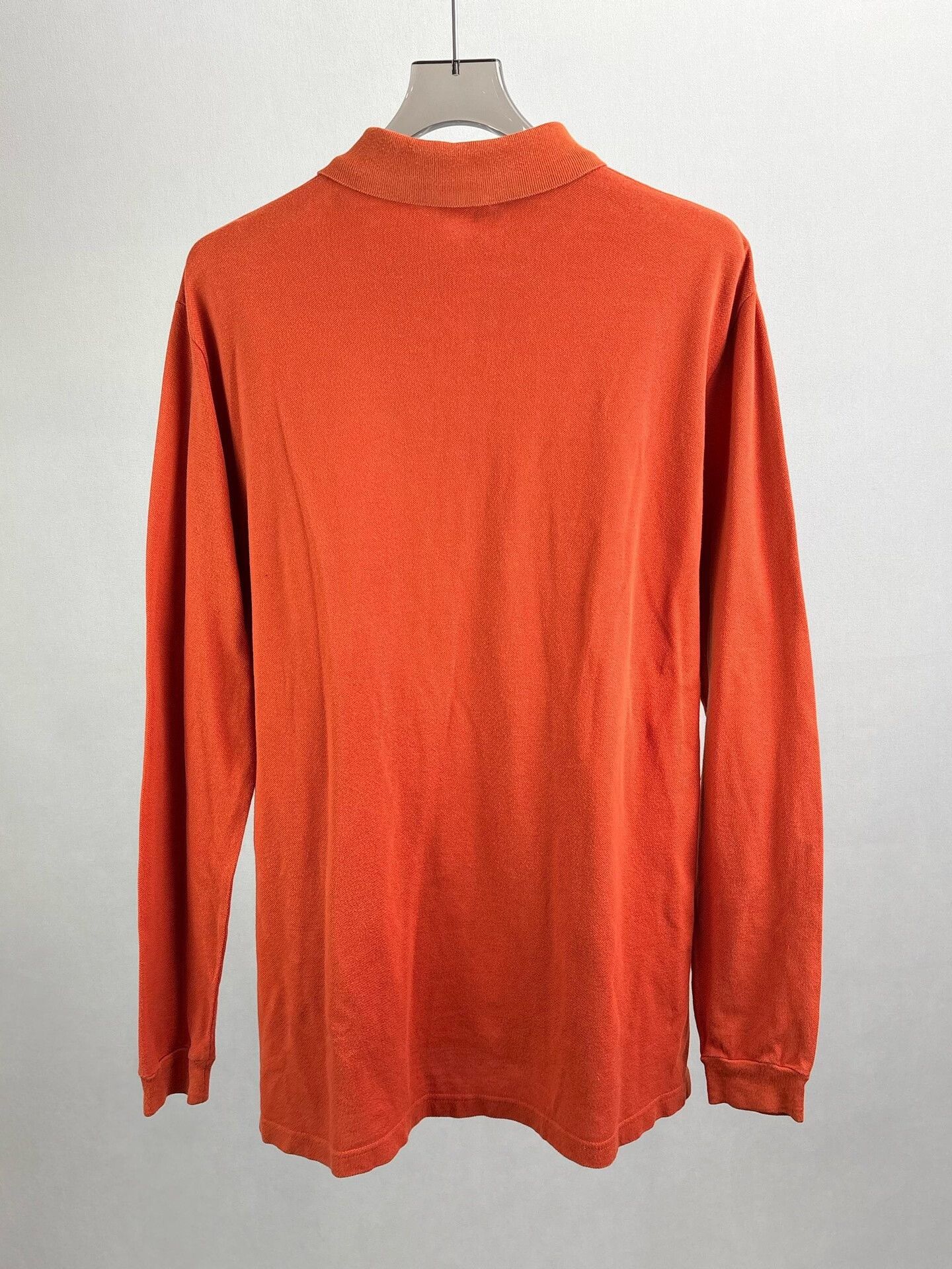 Hermes Hermes Orange Long Sleeve Polo XXL Size US XXL / EU 58 / 5 - 3 Thumbnail