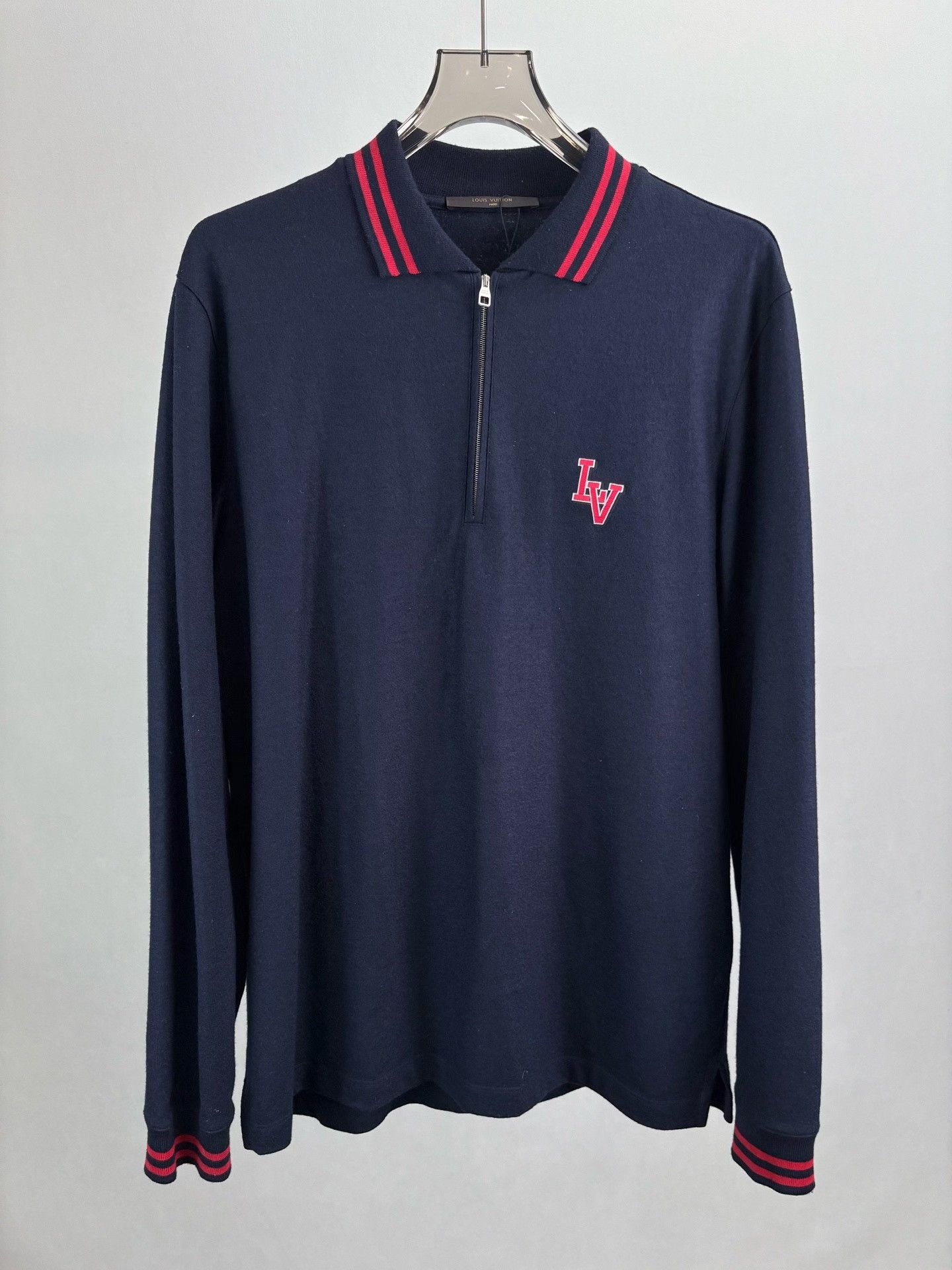 Louis Vuitton Louis Vuitton LV Embroidery Zip Polo Size XL Size US XL / EU 56 / 4 - 2 Thumbnail