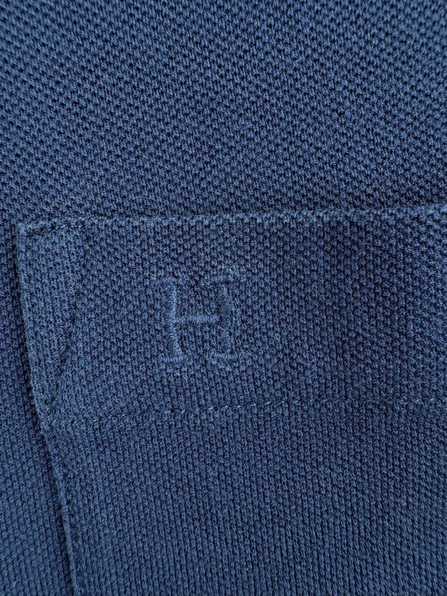 Hermes Hermes Cotton Pocket Polo Shirt Size L Size US L / EU 52-54 / 3 - 4 Thumbnail