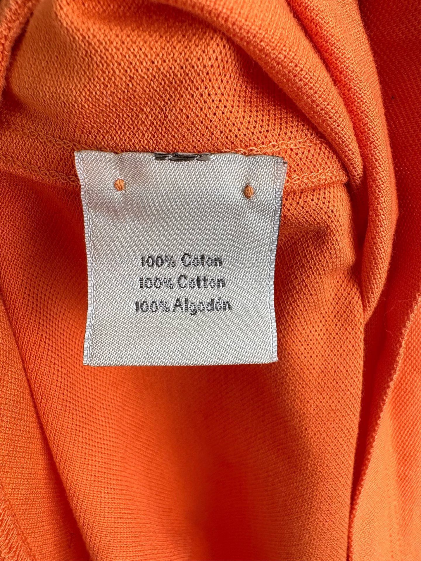 Hermes Hermes Orange Embroidered Logo Polo XXXL Size US XXL / EU 58 / 5 - 6 Thumbnail
