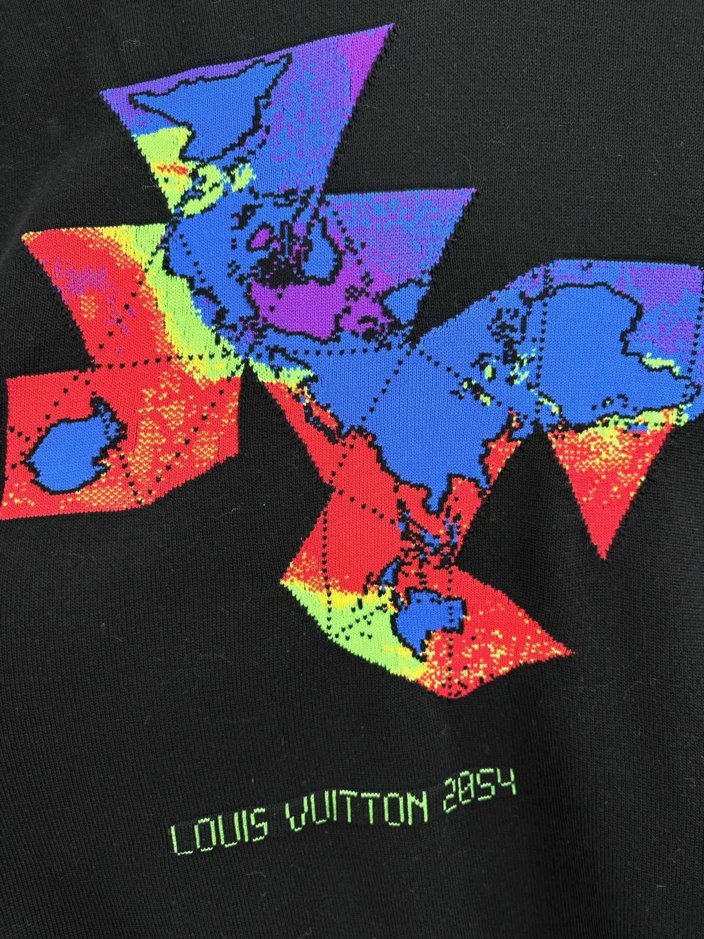 Louis Vuitton Louis Vuitton 2054 Heat Map Knit Sweater XXL Size US XXL / EU 58 / 5 - 4 Thumbnail