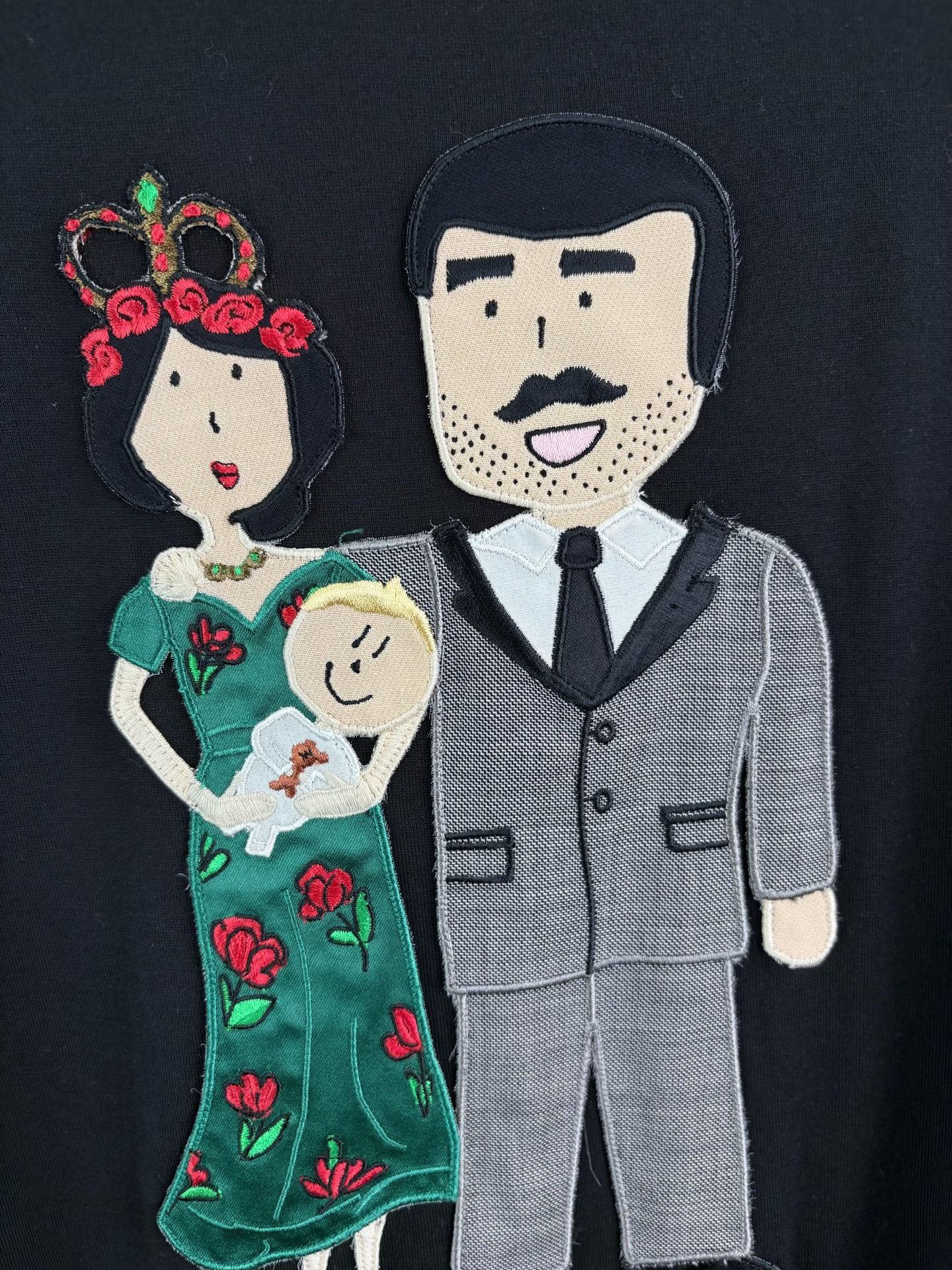 Dolce & Gabbana Dolce & Gabbana #dgfamily Patch Long Sleeve T-Shirt 54 Size US L / EU 52-54 / 3 - 4 Thumbnail