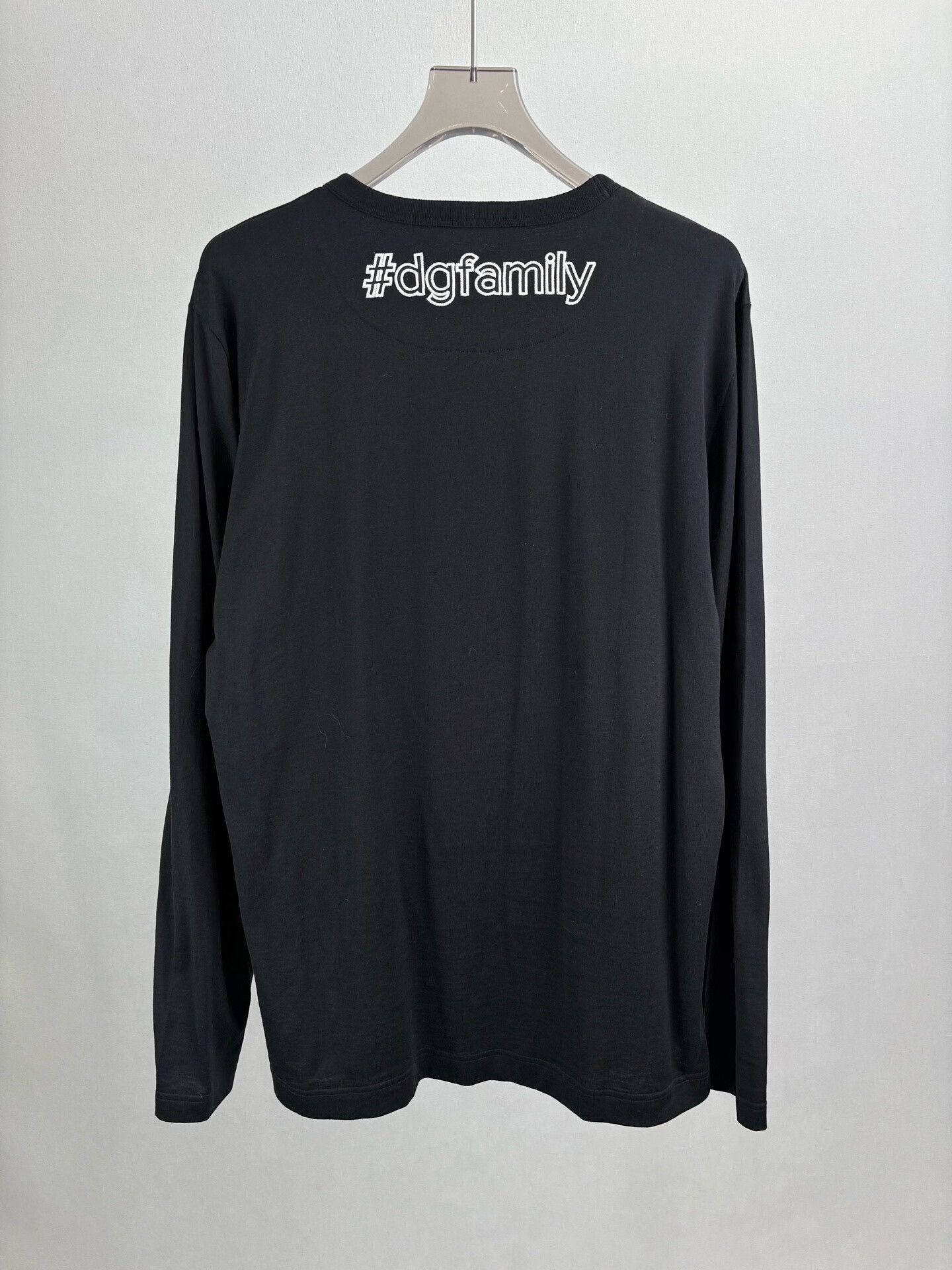 Dolce & Gabbana Dolce & Gabbana #dgfamily Patch Long Sleeve T-Shirt 54 Size US L / EU 52-54 / 3 - 3 Thumbnail