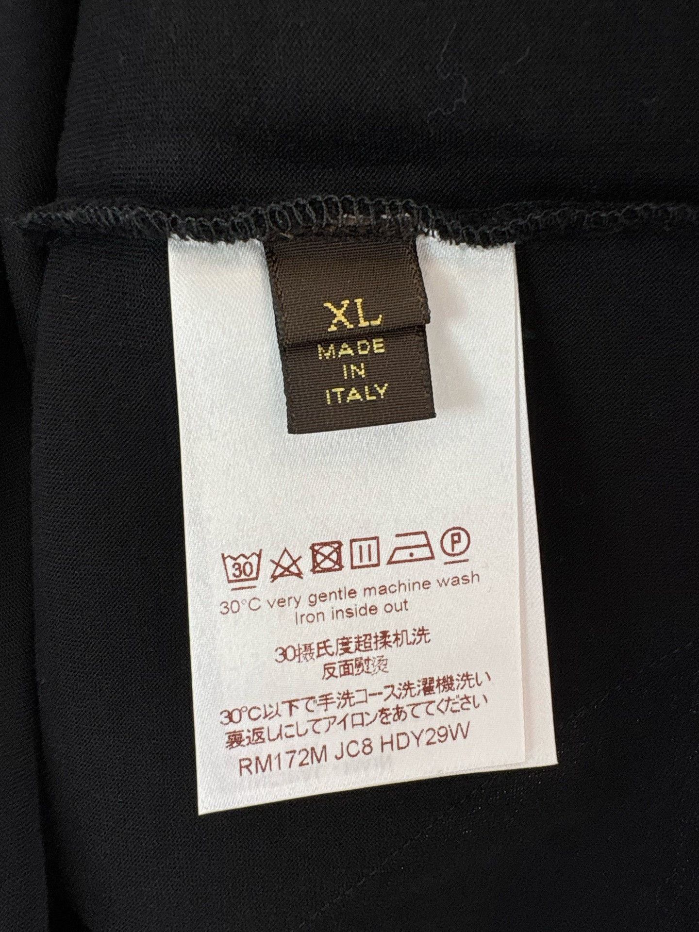 Louis Vuitton Louis Vuitton x Fragment Design Patch T-Shirt XL Size US XL / EU 56 / 4 - 6 Thumbnail