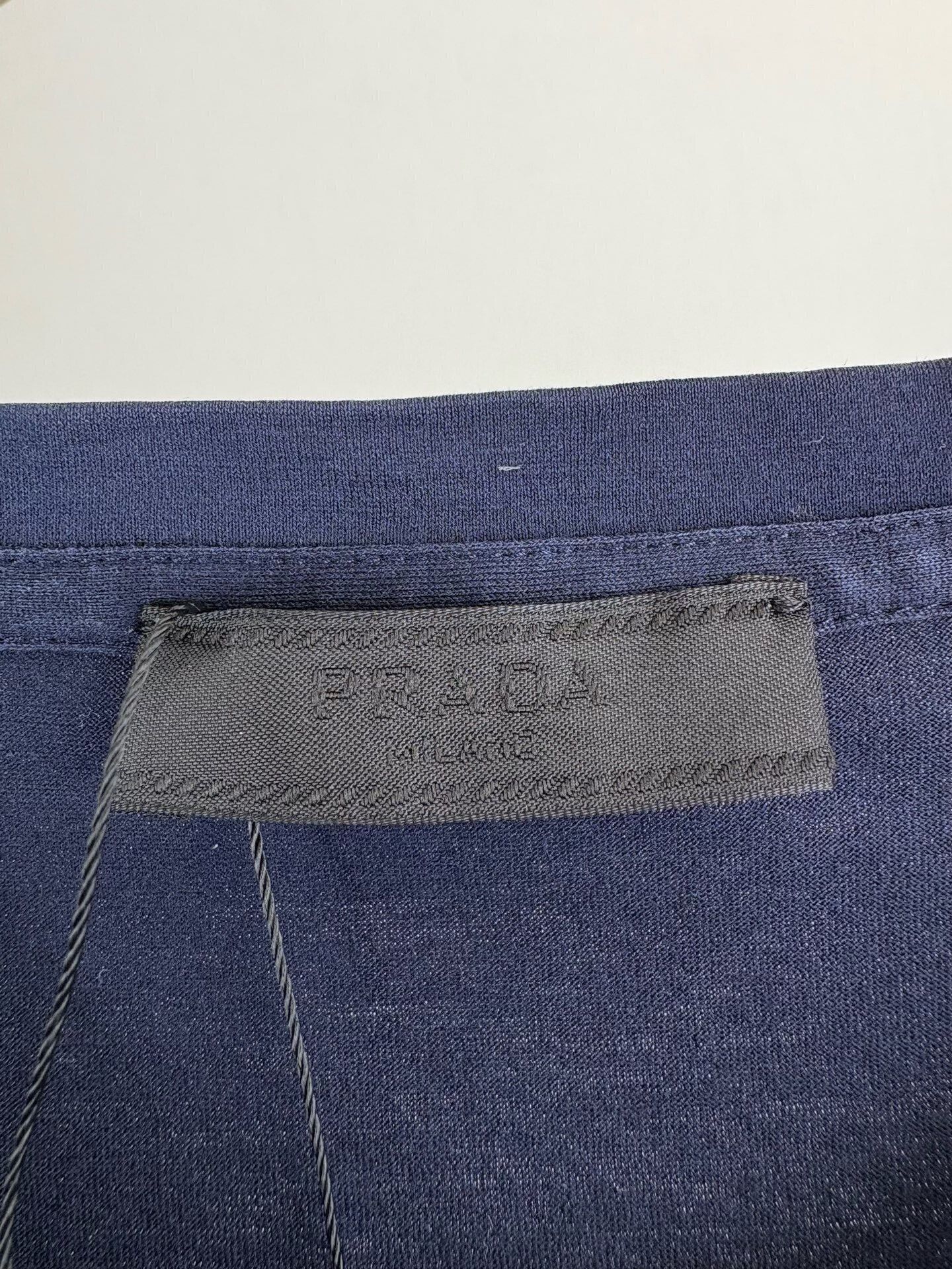 Prada Prada Pocket Navy T-Shirt XXL Size US XXL / EU 58 / 5 - 5 Thumbnail
