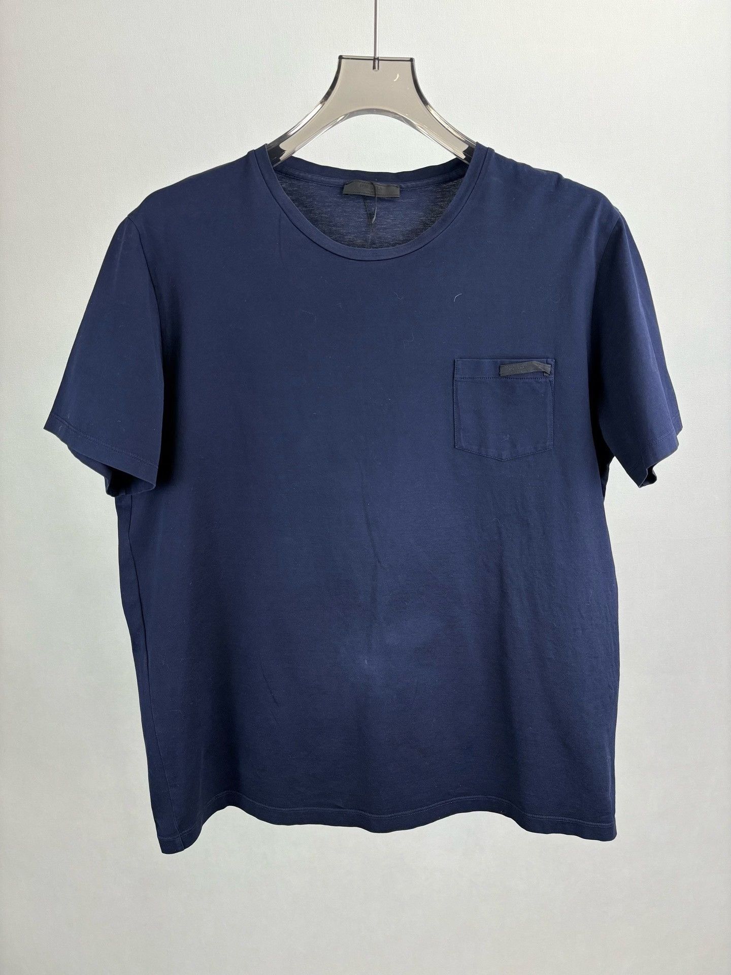 Prada Prada Pocket Navy T-Shirt XXL Size US XXL / EU 58 / 5 - 2 Thumbnail
