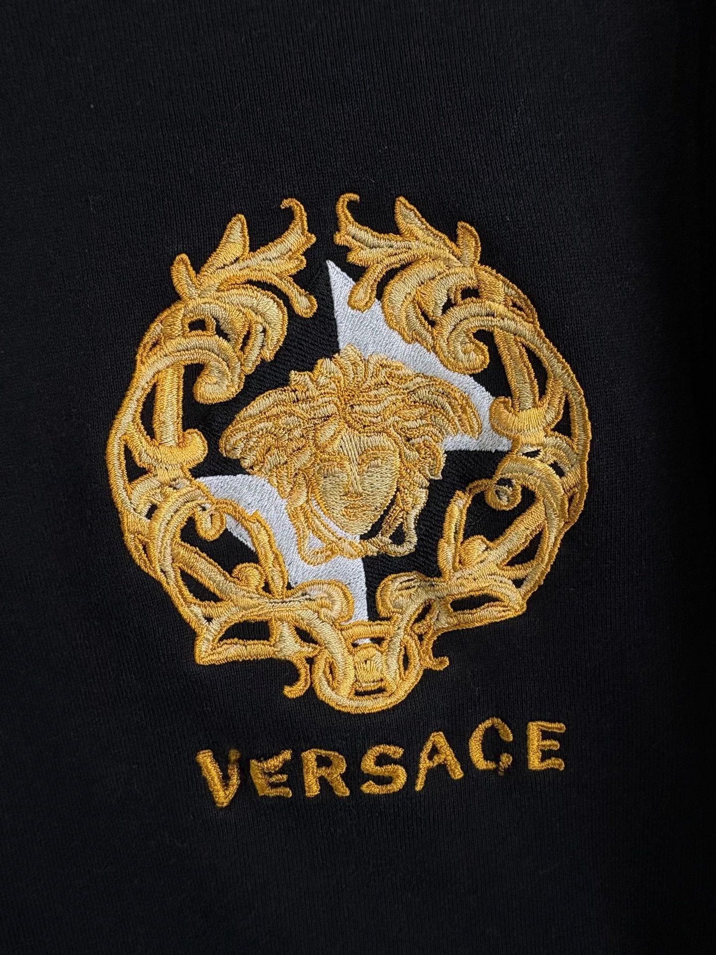 Versace Versace Medusa Gold Embroidery Zip Hoodie Size S Size US S / EU 44-46 / 1 - 4 Thumbnail