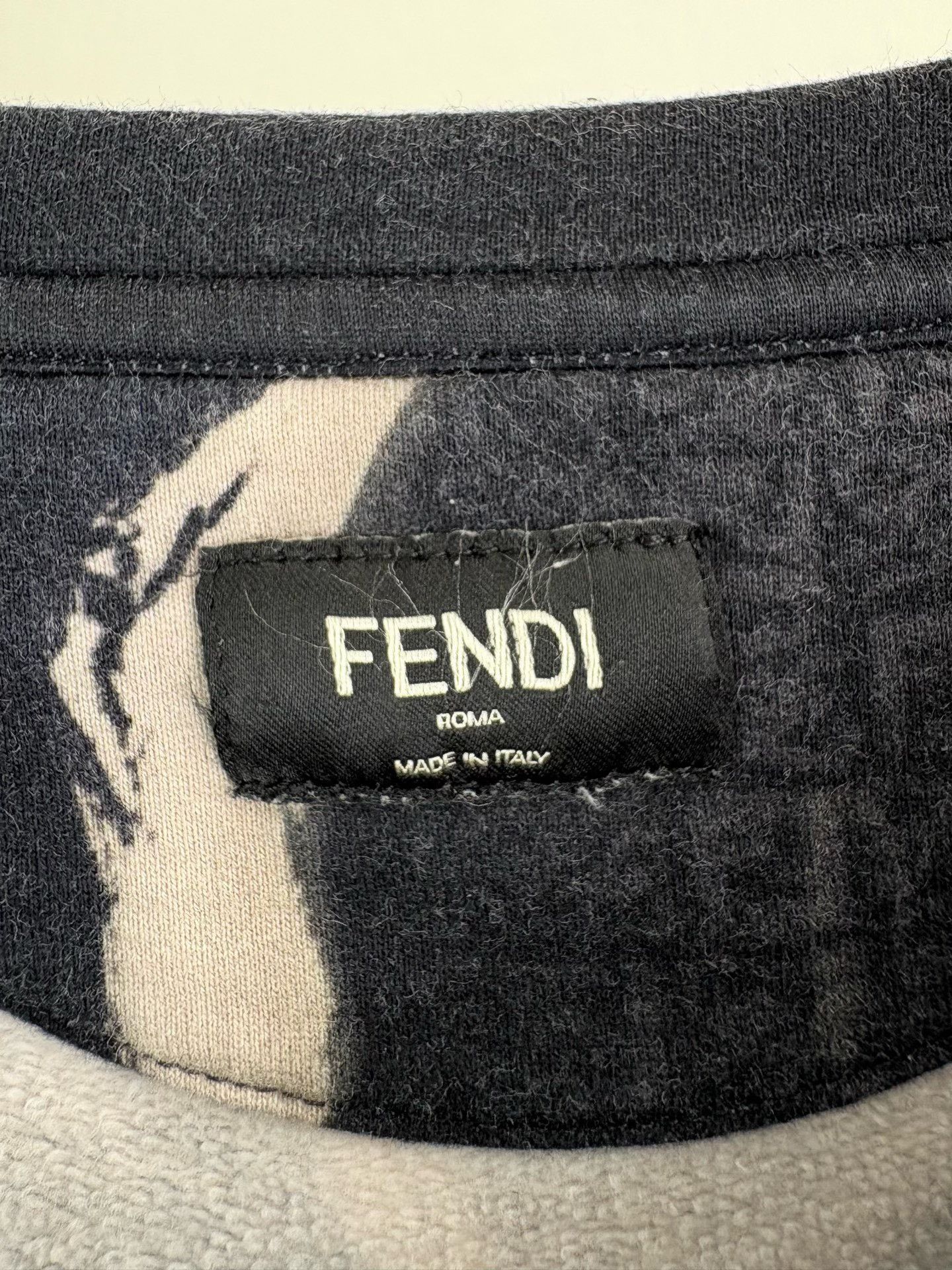Fendi Fendi Marble Print FF Monogram Sweatshirt XL Size US XL / EU 56 / 4 - 4 Thumbnail
