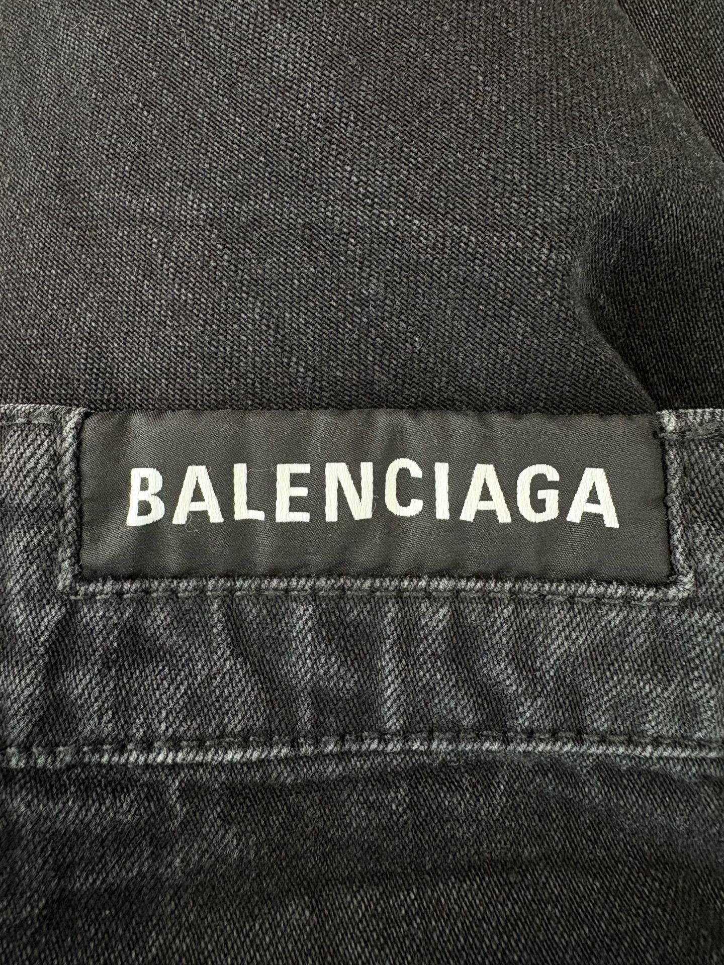Balenciaga Balenciaga Distressed Drawstring Denim Jeans US 30 Size US 30 / EU 46 - 5 Thumbnail
