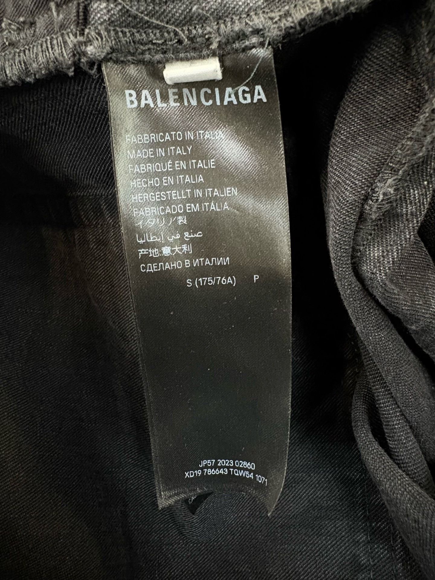 Balenciaga Balenciaga Distressed Drawstring Denim Jeans US 30 Size US 30 / EU 46 - 7 Thumbnail