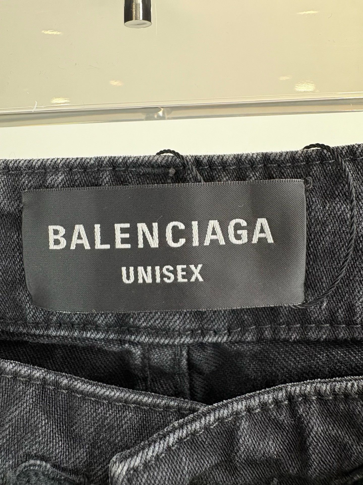 Balenciaga Balenciaga Distressed Drawstring Denim Jeans US 30 Size US 30 / EU 46 - 6 Thumbnail