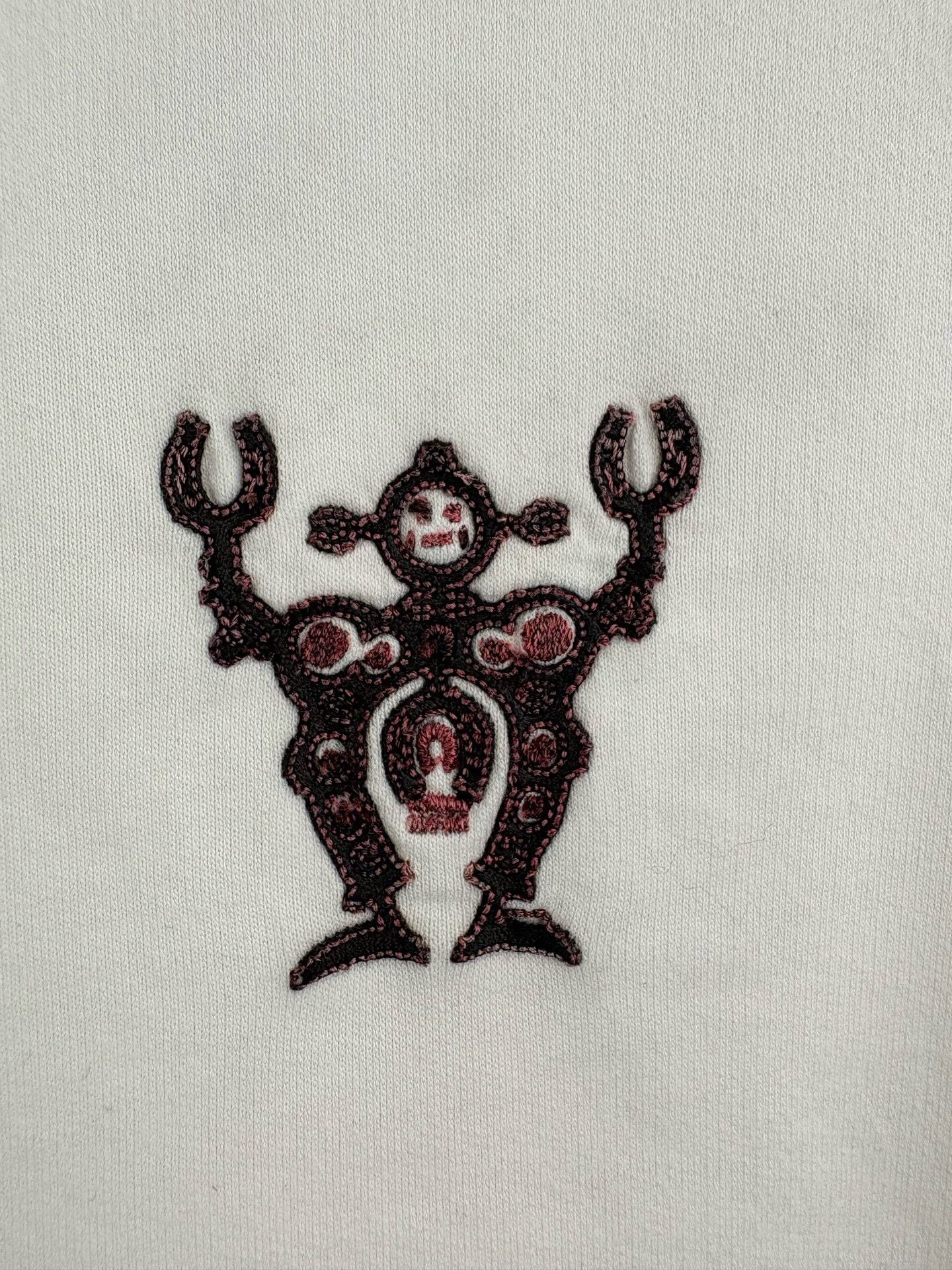 Hermes Hermes Robot Embroidery T-Shirt Size M Size US M / EU 48-50 / 2 - 4 Thumbnail