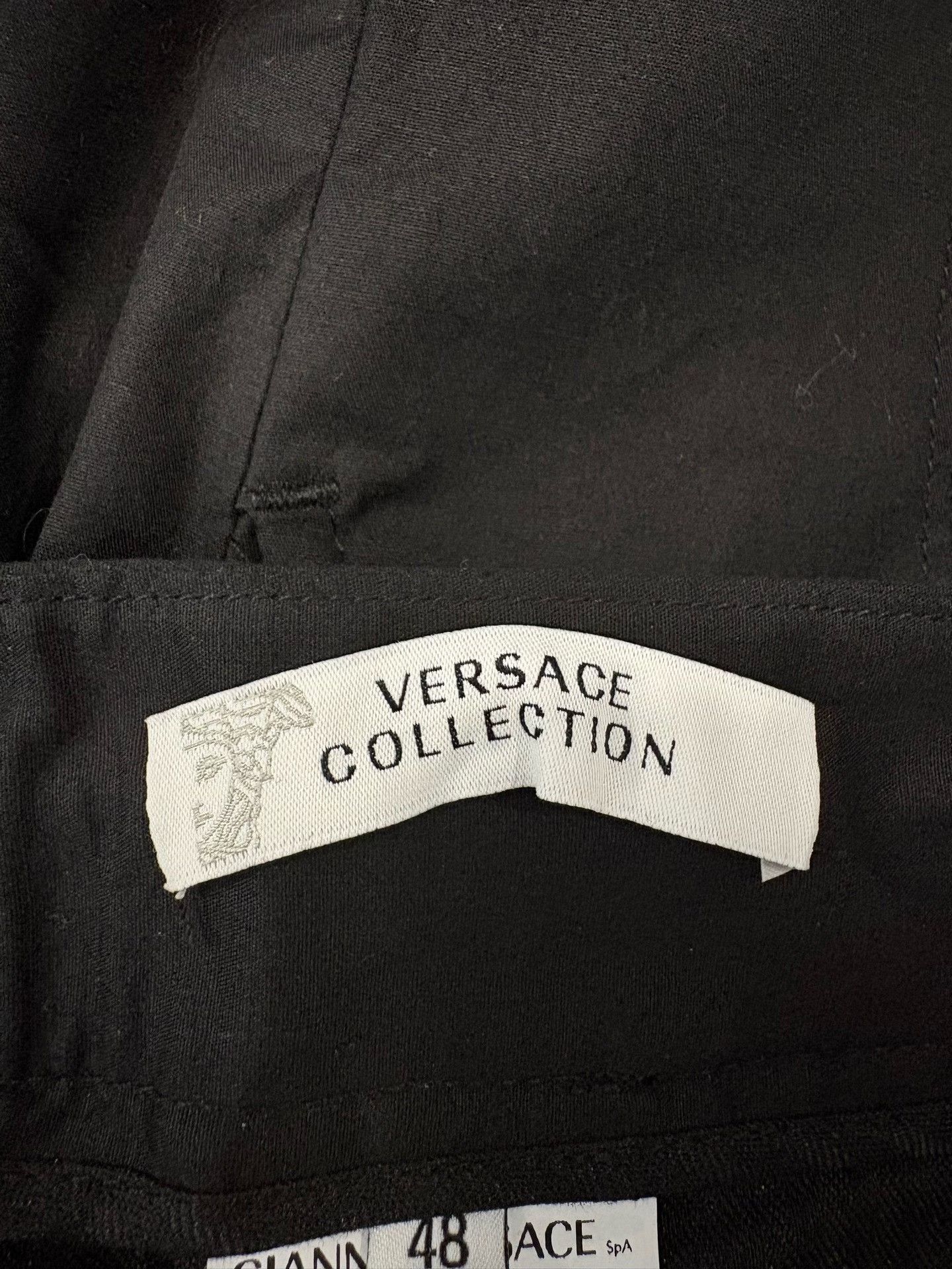 Versace Versace Collection Black Casual Pants EU 48 Size US 32 / EU 48 - 4 Thumbnail