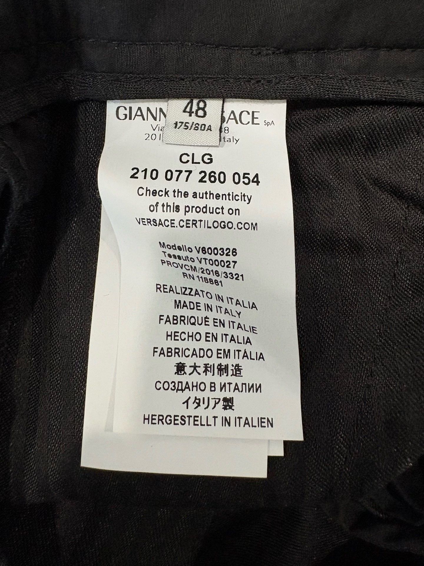 Versace Versace Collection Black Casual Pants EU 48 Size US 32 / EU 48 - 5 Thumbnail