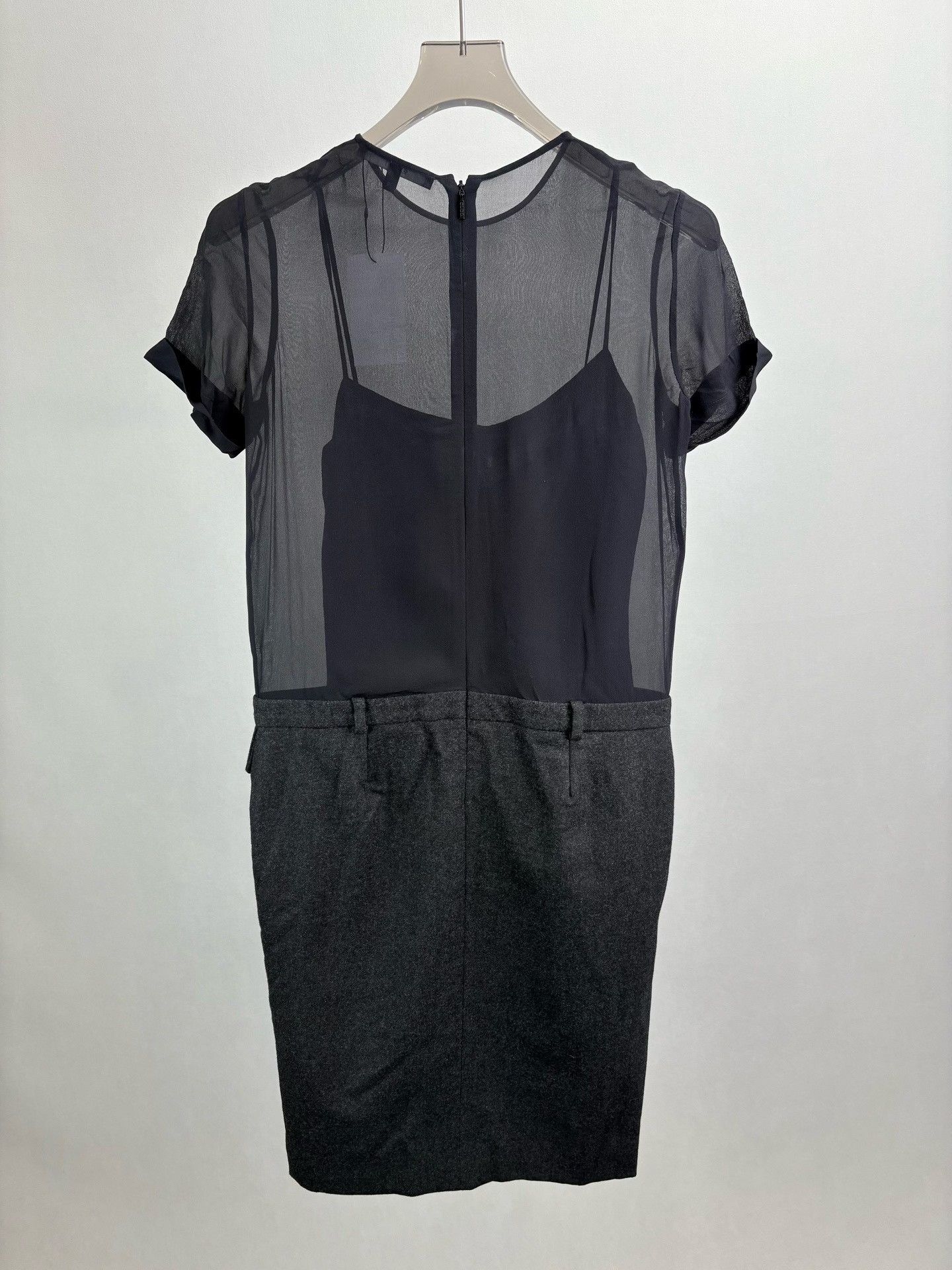 Gucci Gucci Silk Mixed Material Midi Dress IT 38 Size XS / US 0-2 / IT 36-38 - 3 Thumbnail
