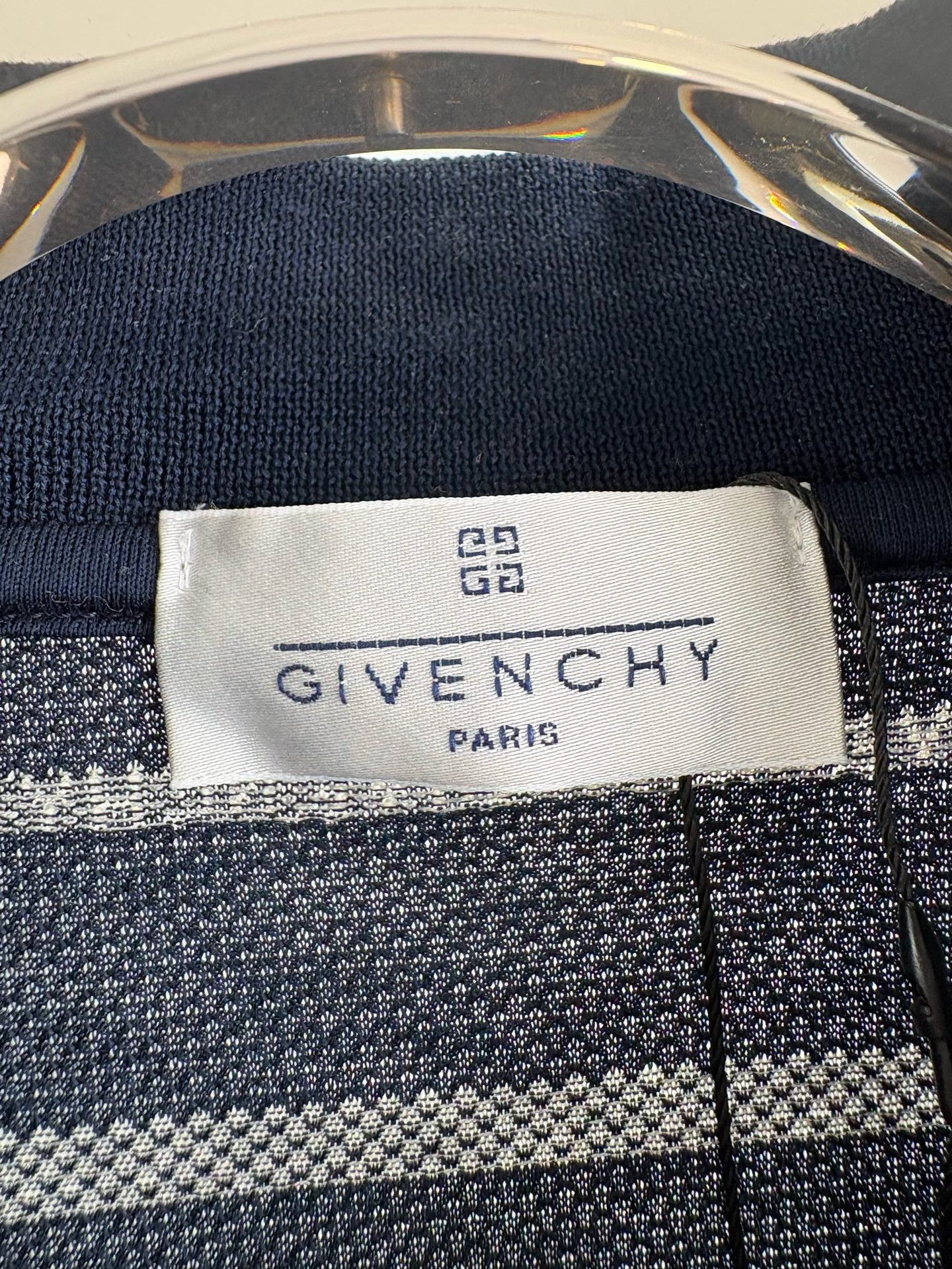 Givenchy Givenchy All-Over Logo Knit Polo Shirt Size M Size US M / EU 48-50 / 2 - 5 Thumbnail
