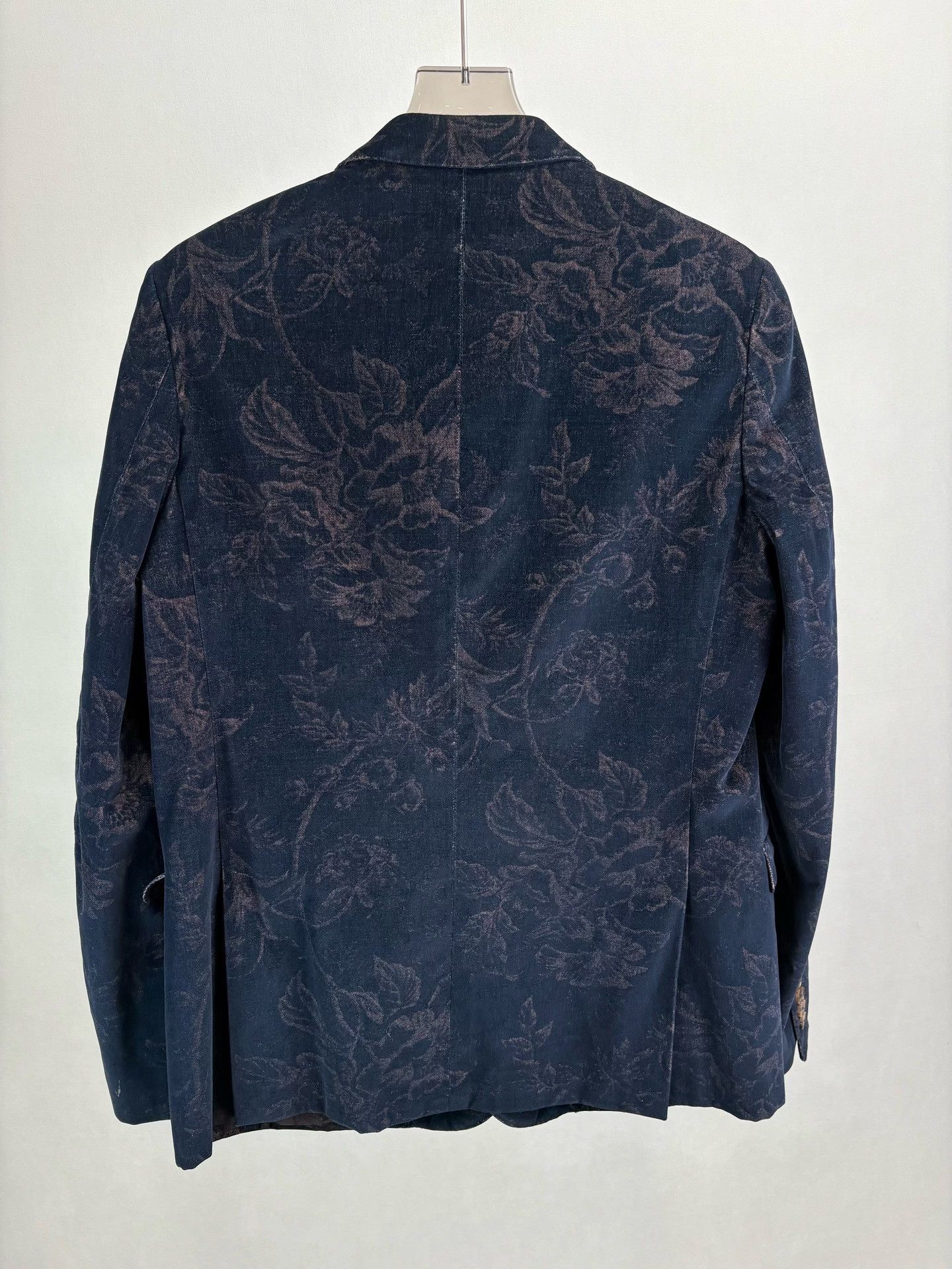 Gucci Gucci Floral Velvet Double-Breasted Blazer Size 40R Size 40R - 3 Thumbnail