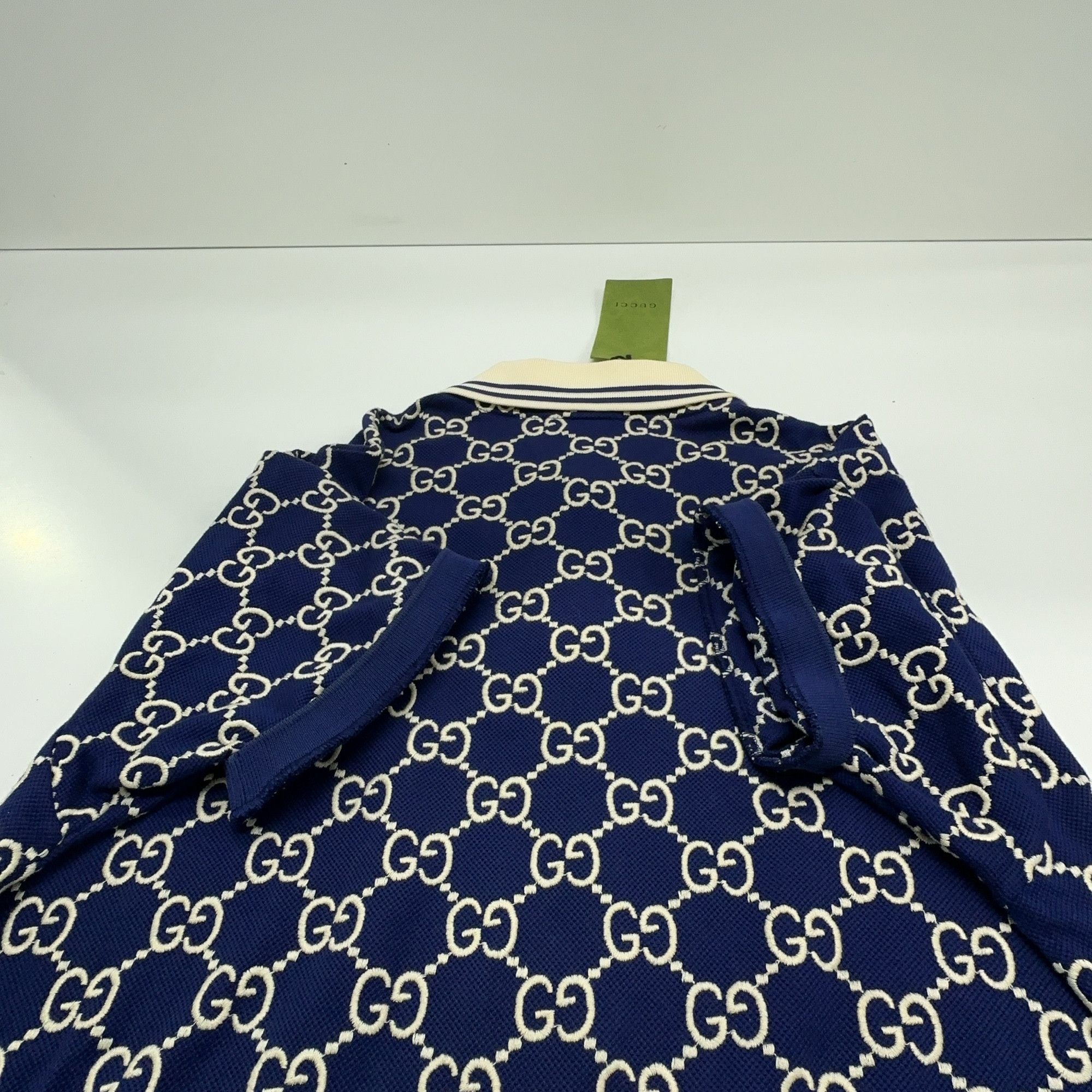 Gucci Gucci Monogram GG Print Polo Shirt S Size US S / EU 44-46 / 1 - 8 Thumbnail