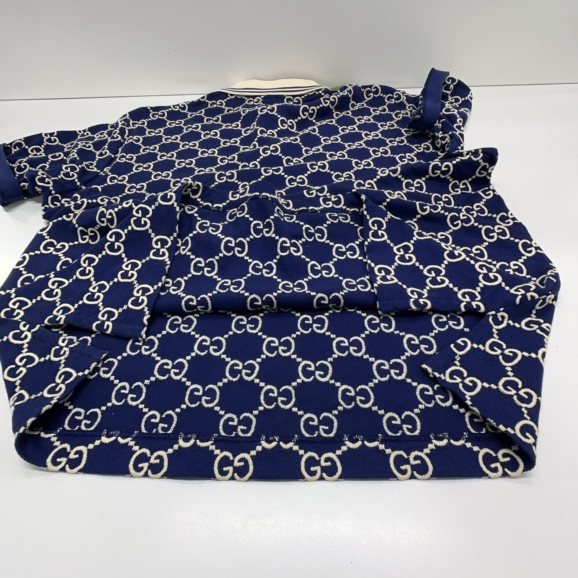 Gucci Gucci Monogram GG Print Polo Shirt S Size US S / EU 44-46 / 1 - 9 Thumbnail