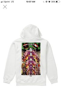 Supreme hot sale death hoodie